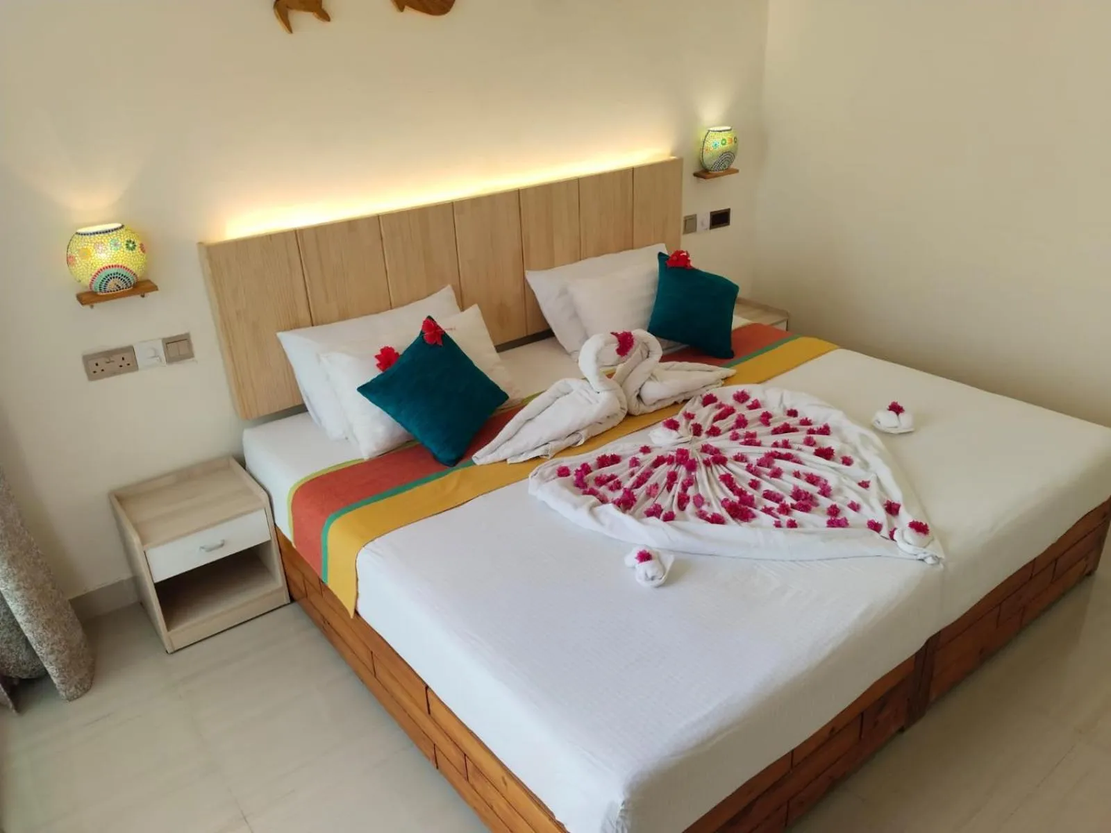 Bedroom, Bed in Dream Inn at Thulusdhoo