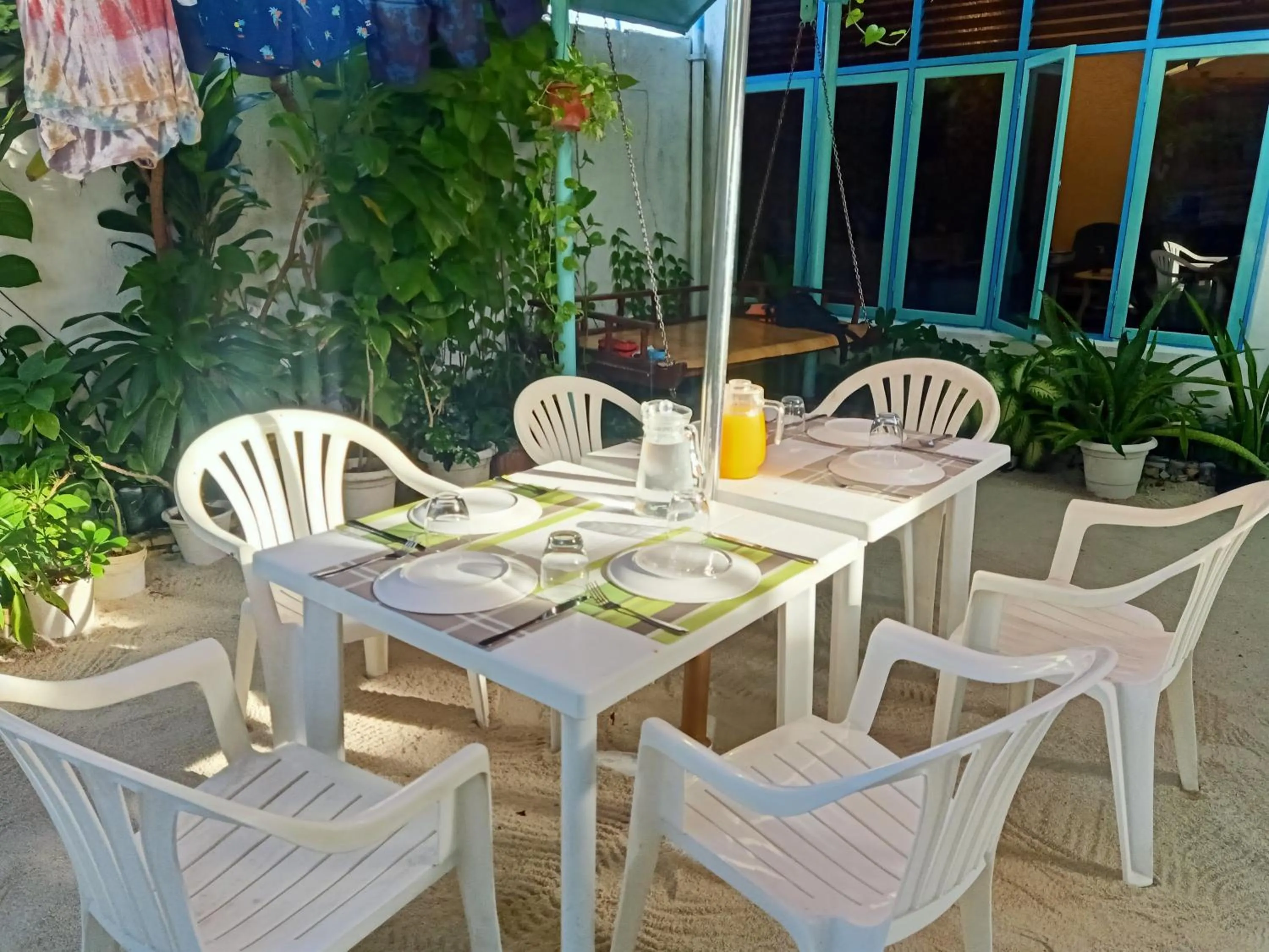 Garden in Dream Inn at Thulusdhoo