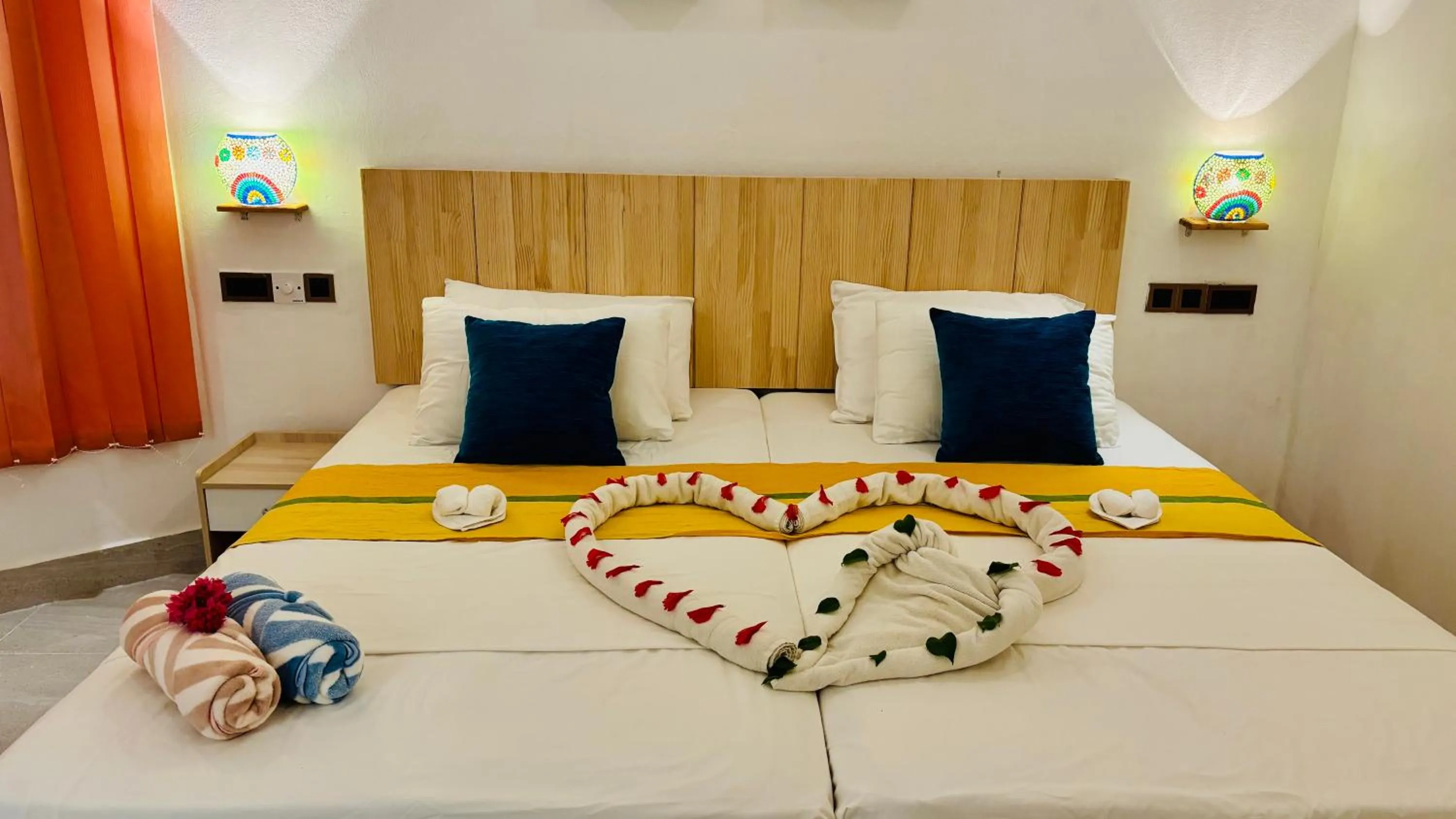 Bedroom, Bed in Dream Inn at Thulusdhoo