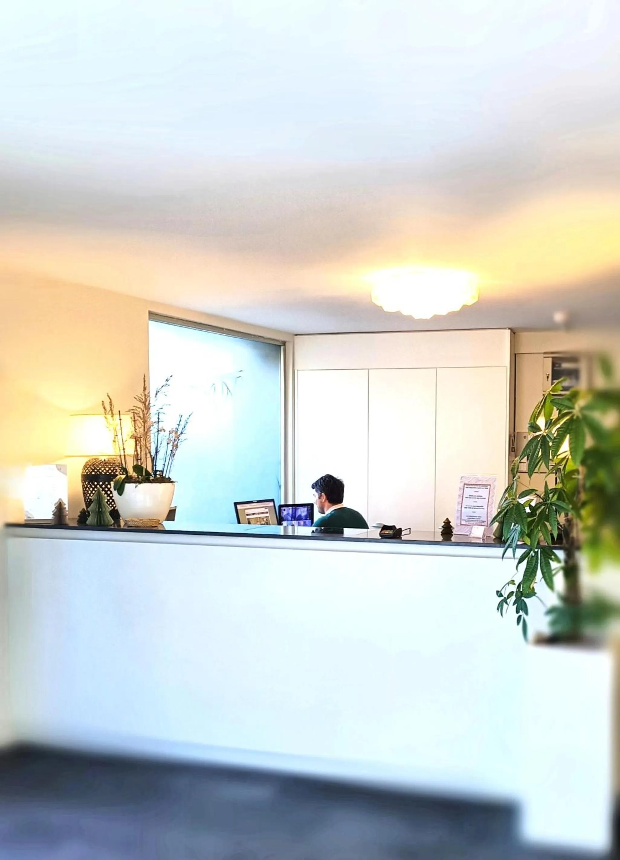 Lobby or reception in Hotel Abrial