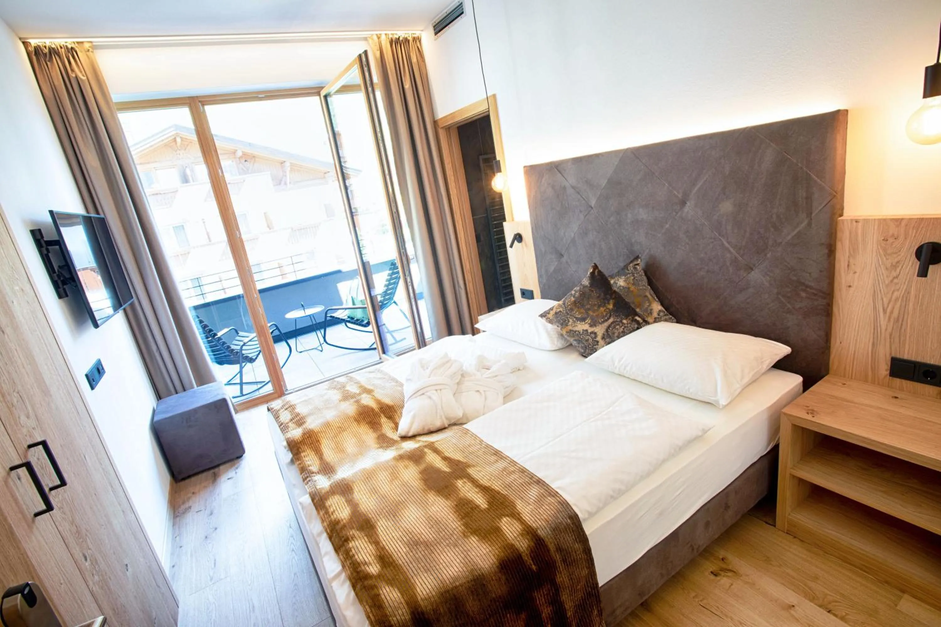 Bed in Genusshotel Diamant