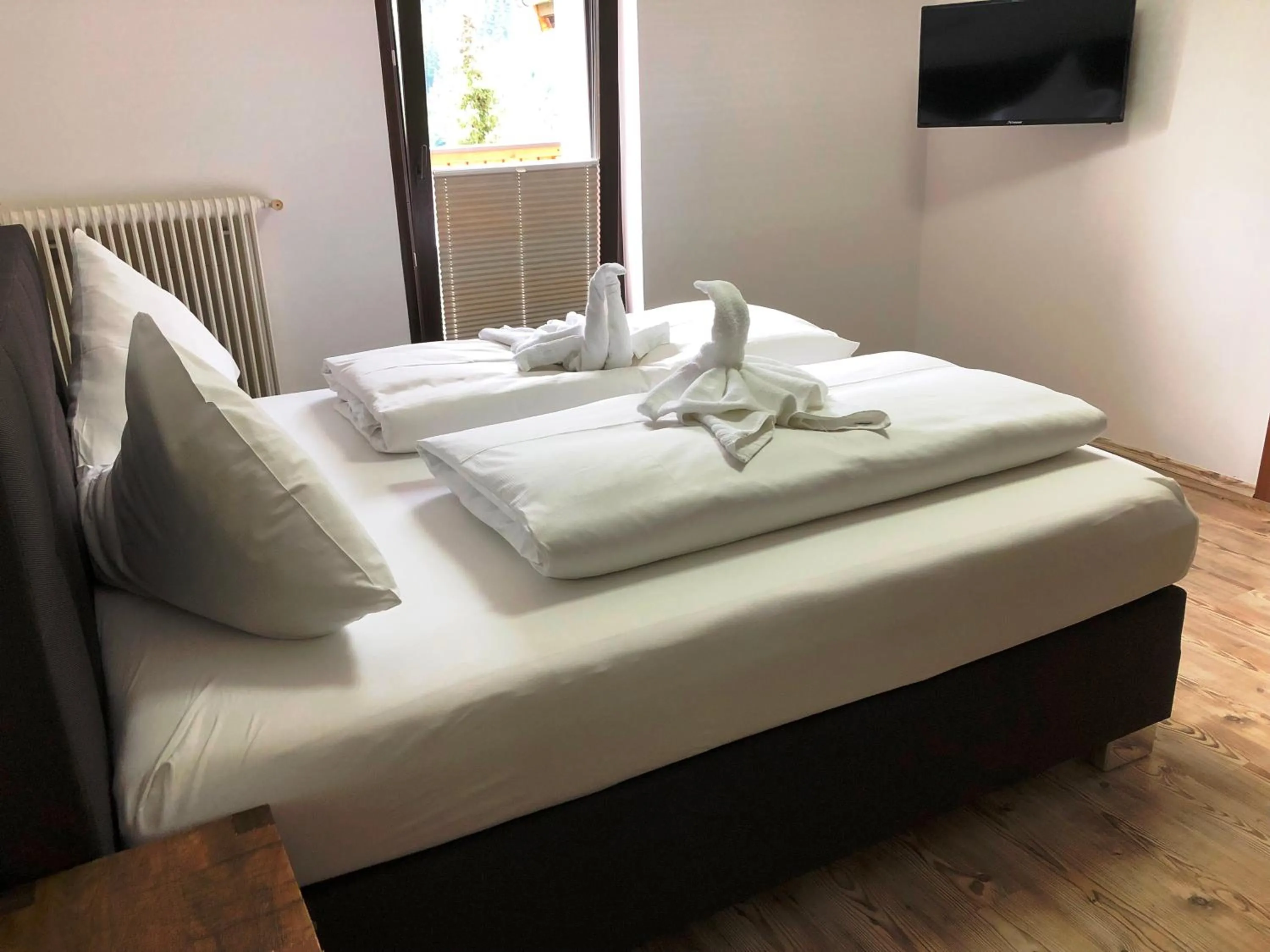 Bedroom, Bed in Haus Willibald