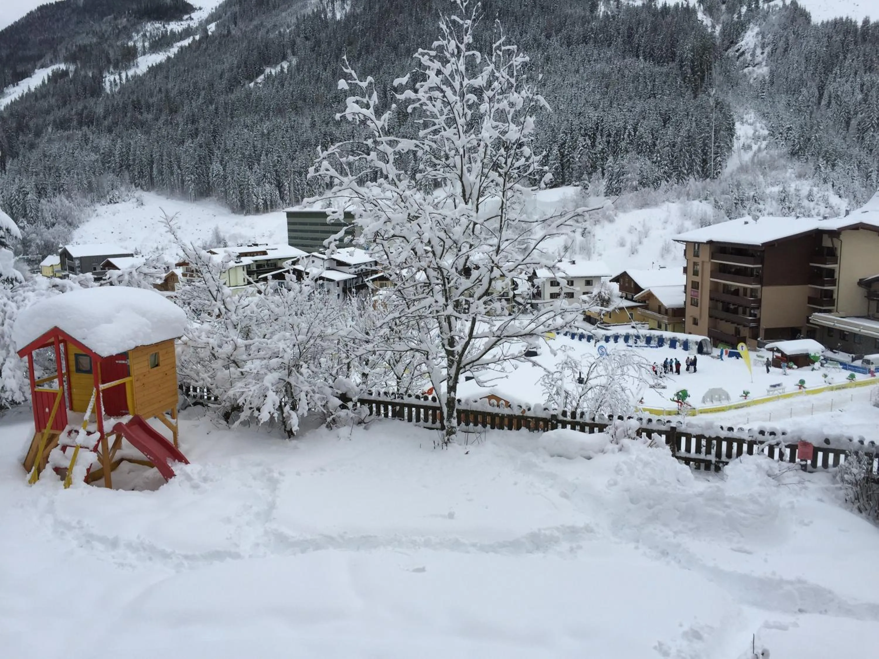 Garden view in Haus Willibald