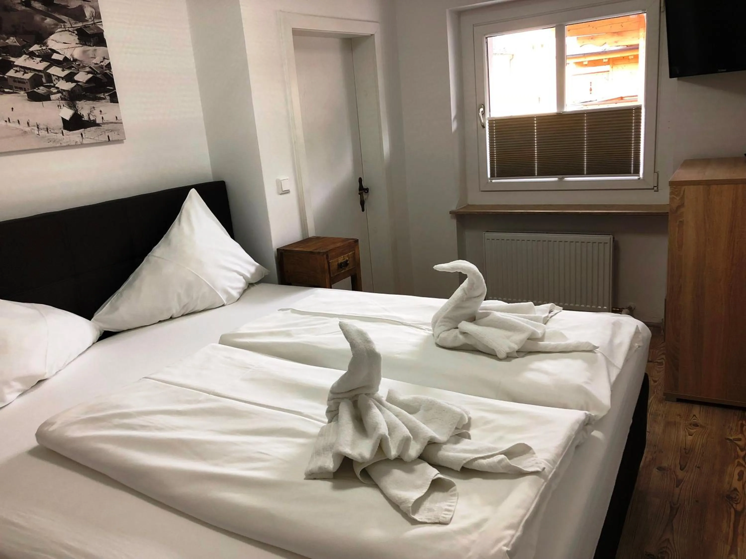 Bedroom, Bed in Haus Willibald