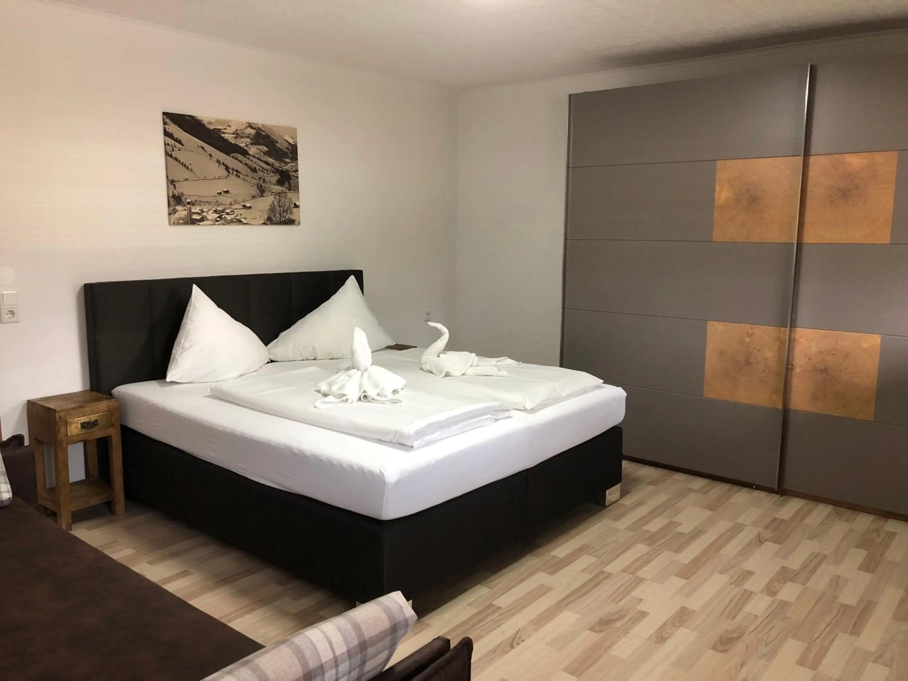 Bedroom, Bed in Haus Willibald
