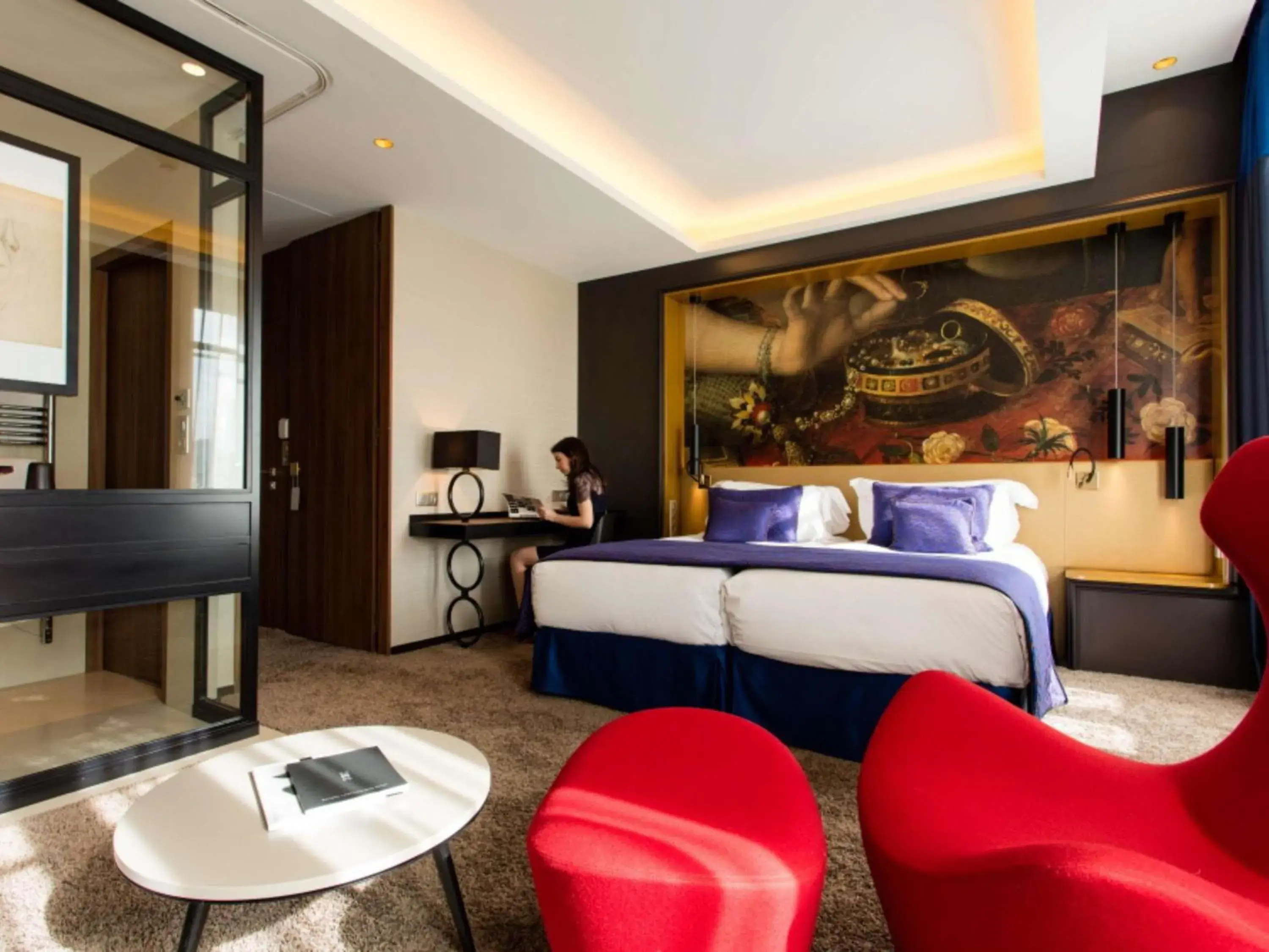 Deluxe Twin Room in Grand Hôtel La Cloche Dijon - MGallery Collection Deluxe Twin Room in Grand Hôtel La Cloche Dijon - MGallery Collection