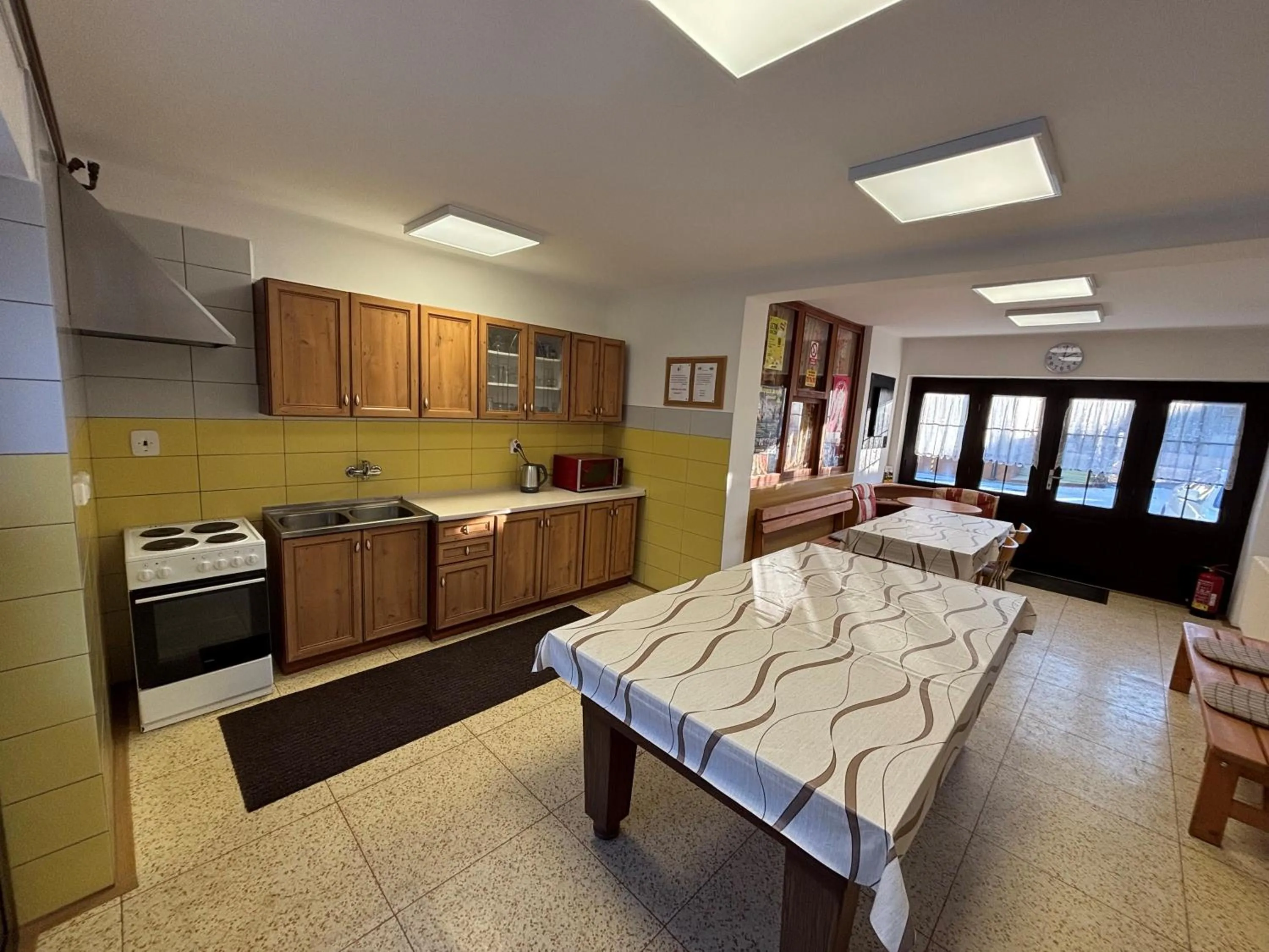 Seating area, Bed in Penzion a autokemp Wolf