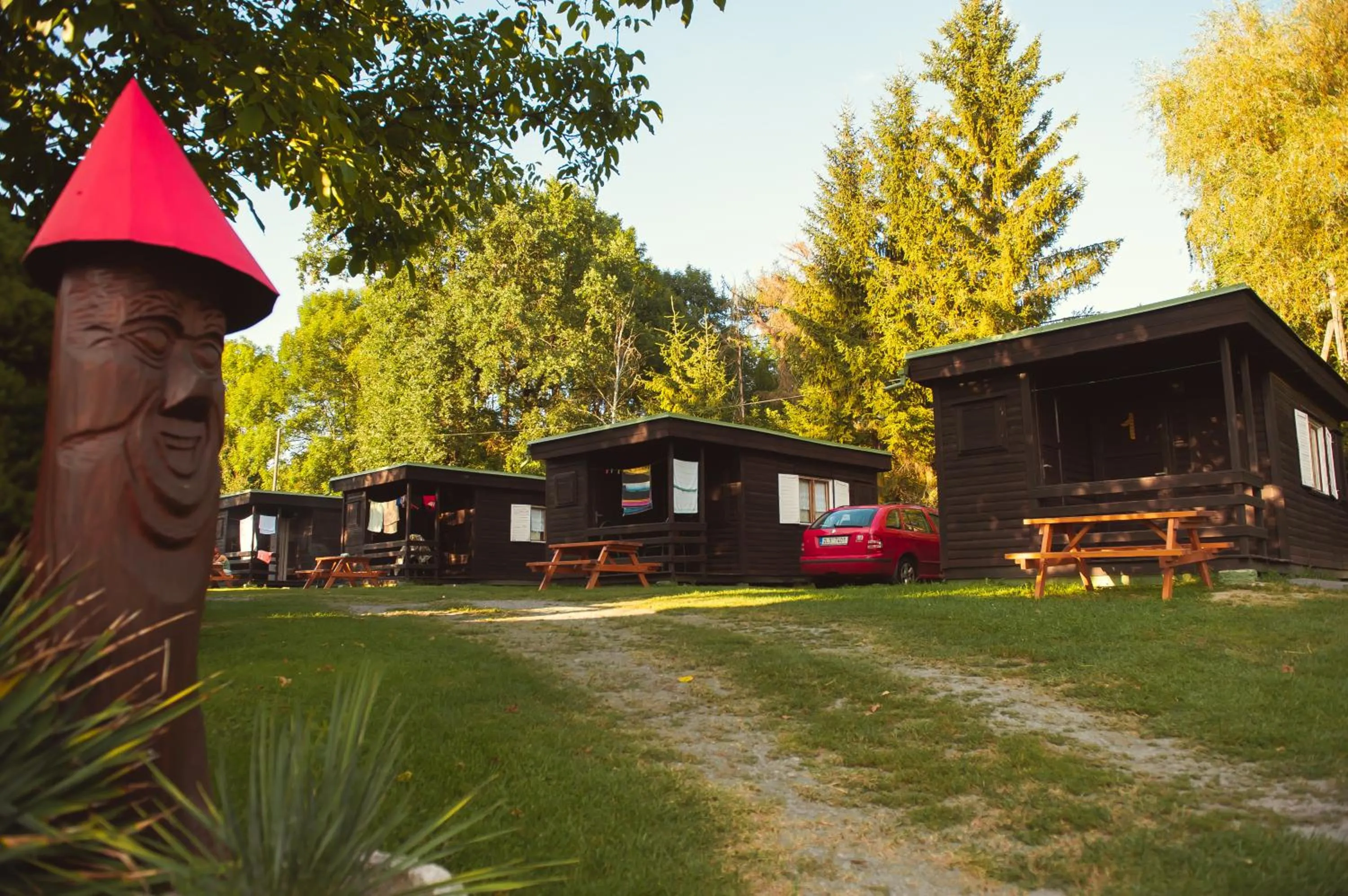 Garden view in Penzion a autokemp Wolf