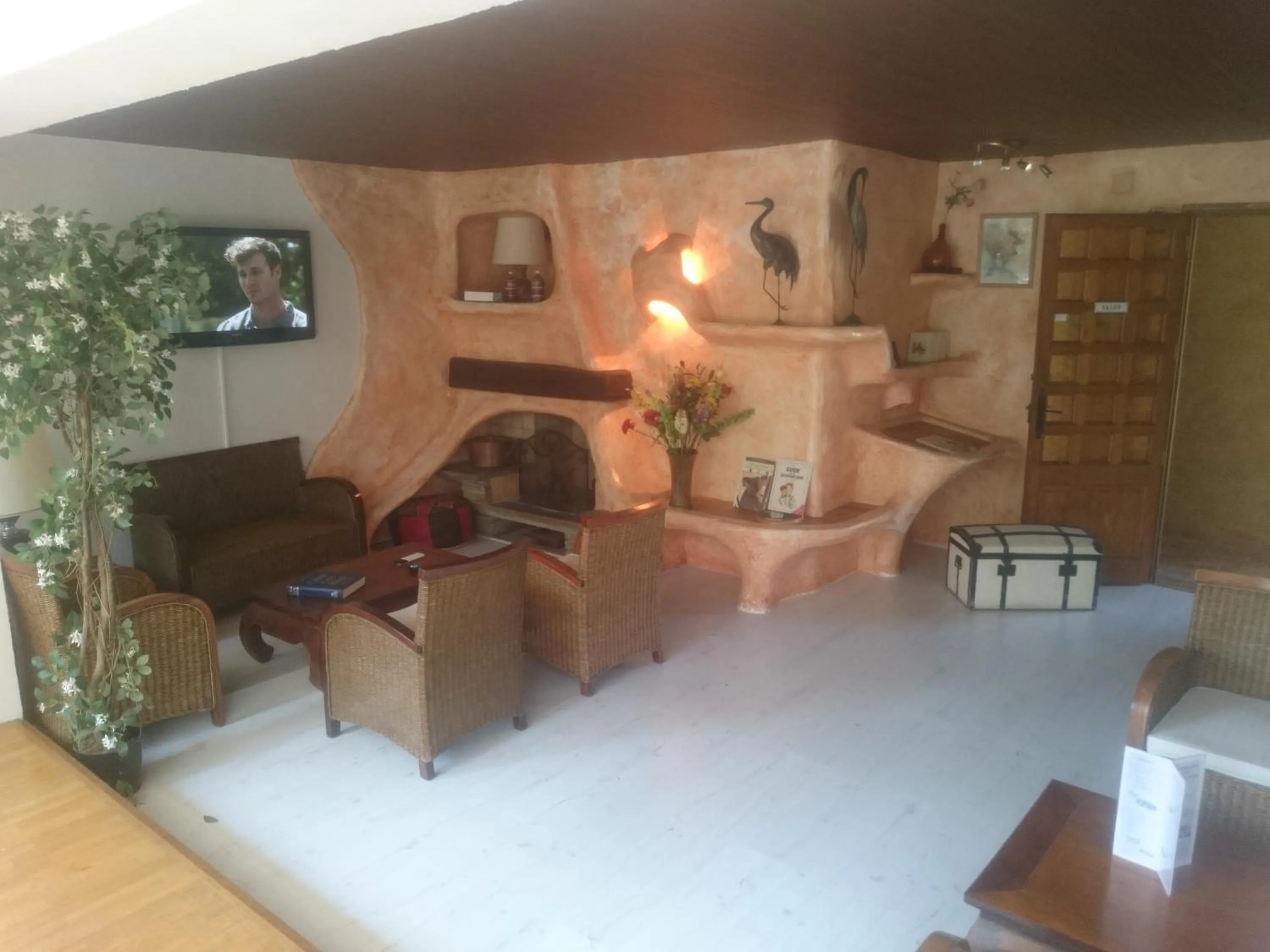 Communal lounge/ TV room in Hotel Le Mas Fleuri