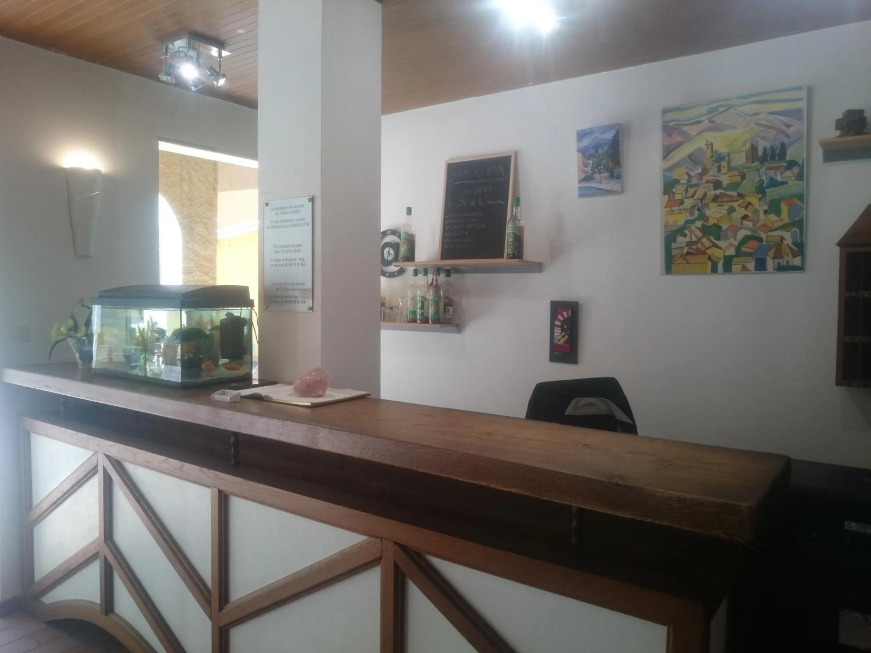 Lobby or reception in Hotel Le Mas Fleuri