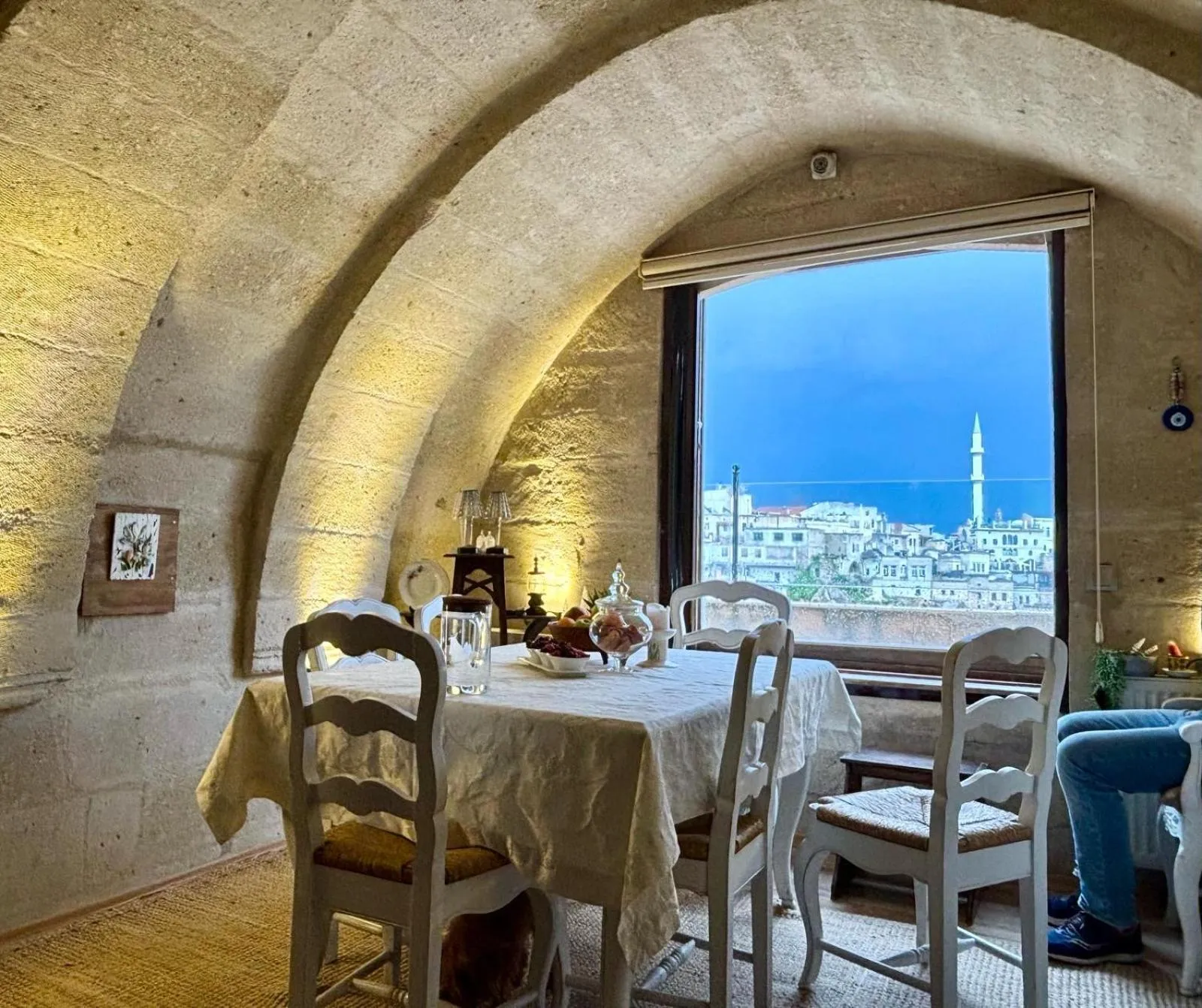 Dining area in Iris Cave Cappadocia