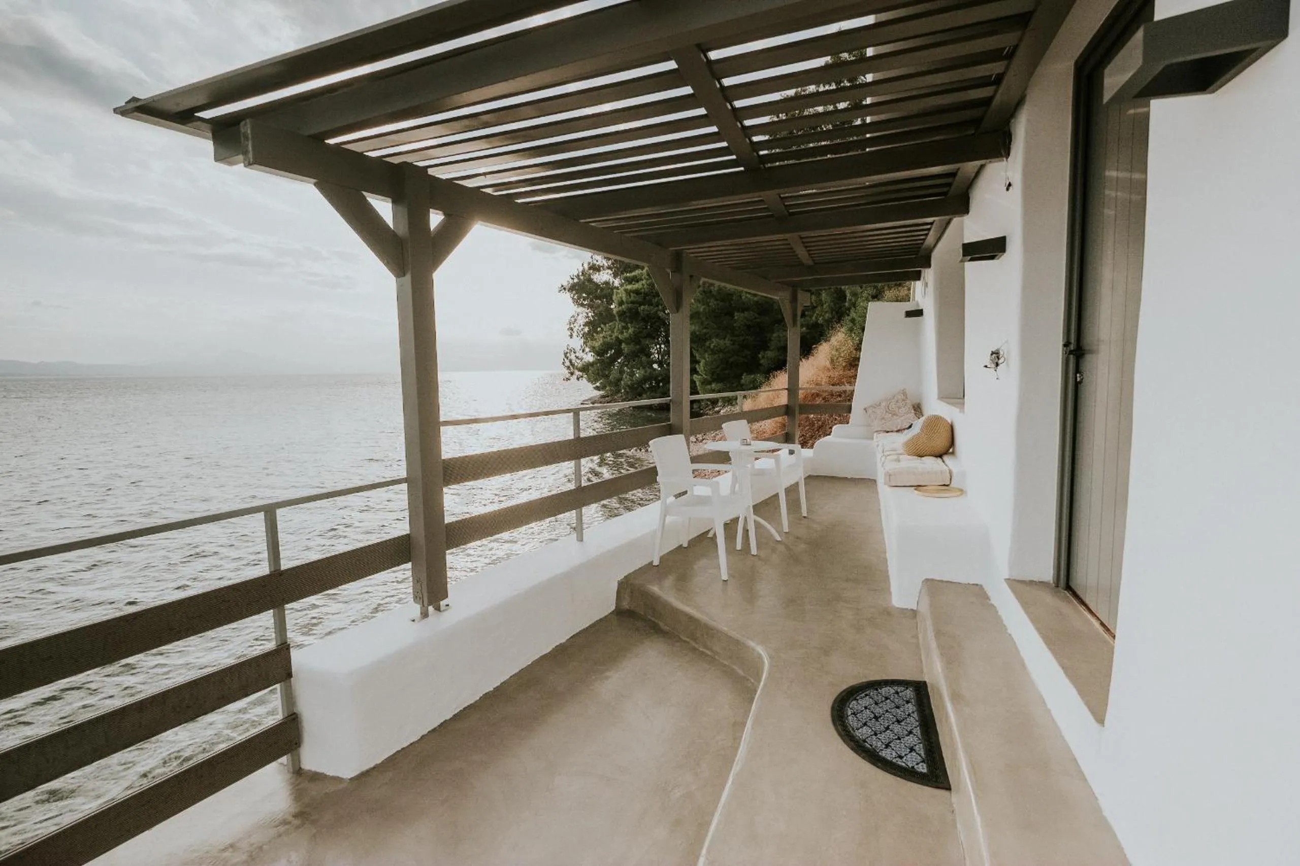 Patio in Pefkaki Boutique Hotel Loutraki