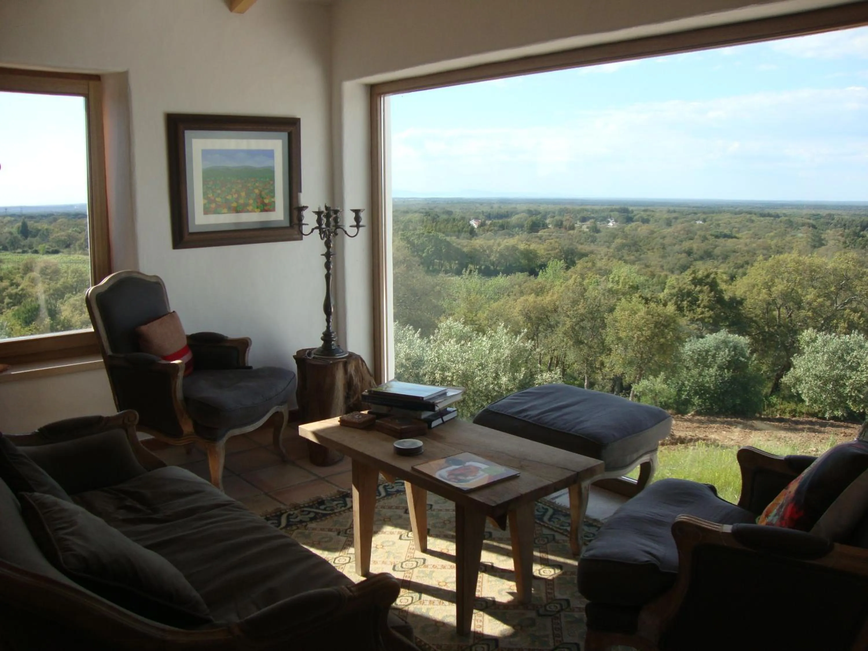 Communal lounge/ TV room in A Serenada Enoturismo