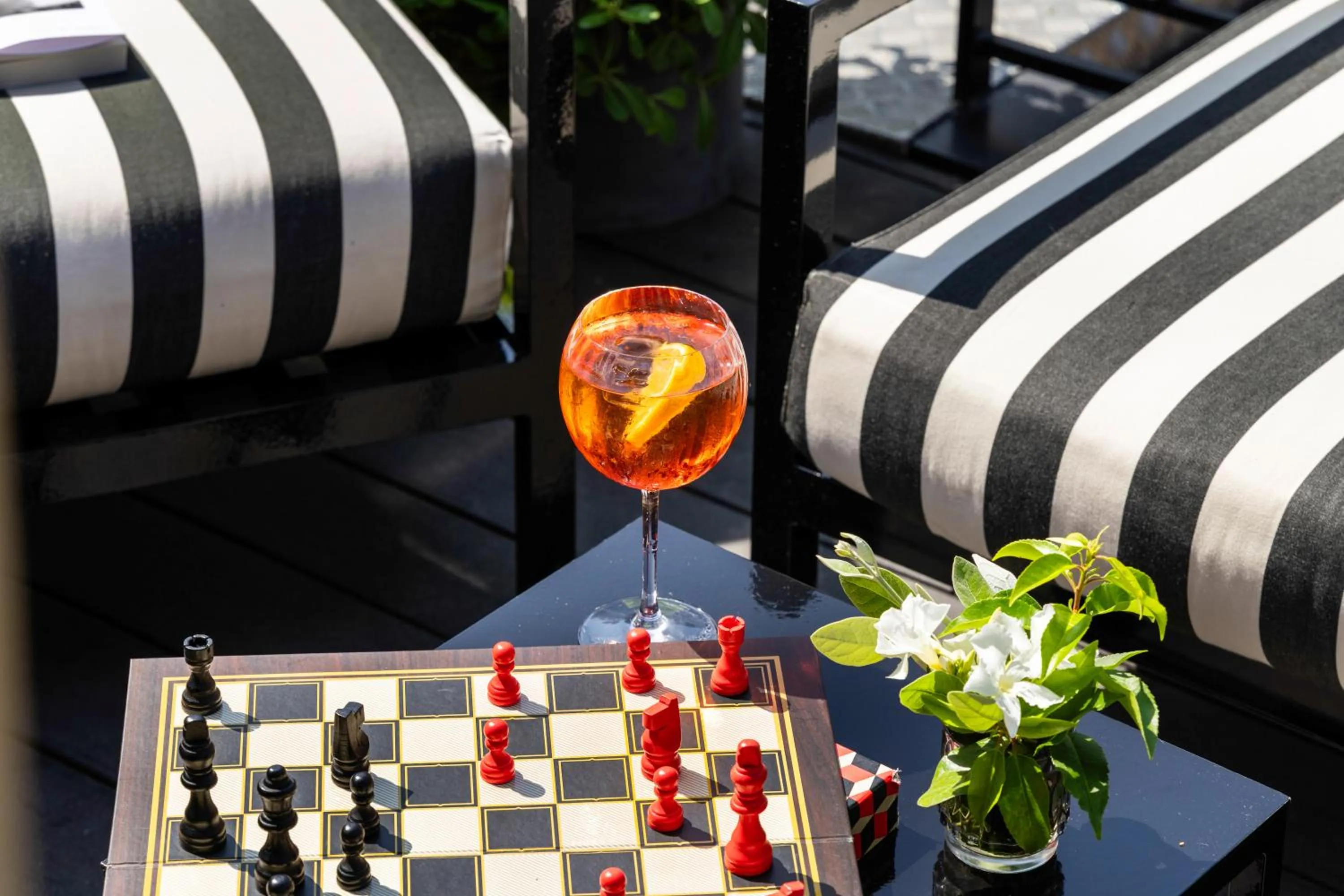 Balcony/Terrace in Hôtel Félicien & Spa