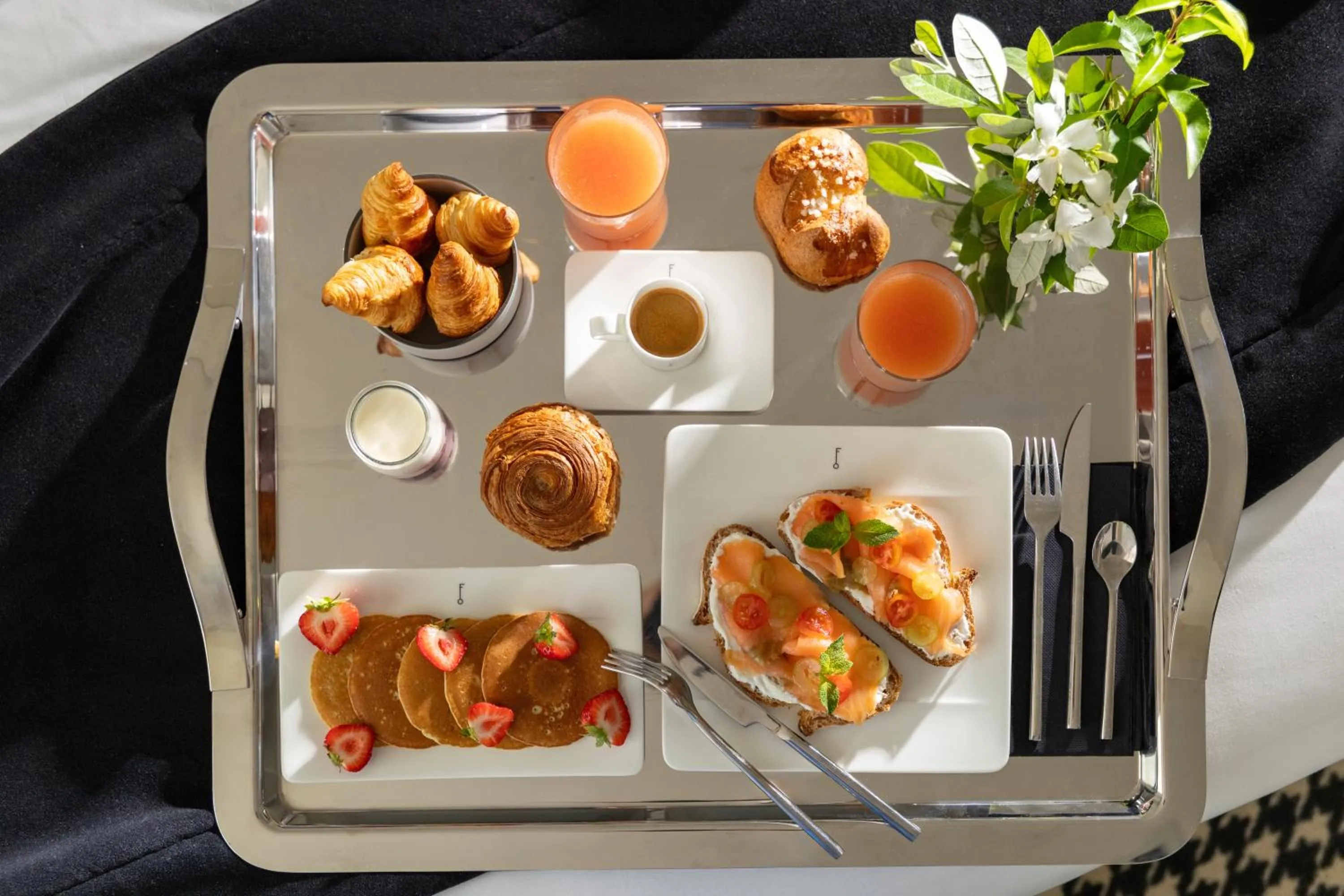 Breakfast in Hôtel Félicien & Spa