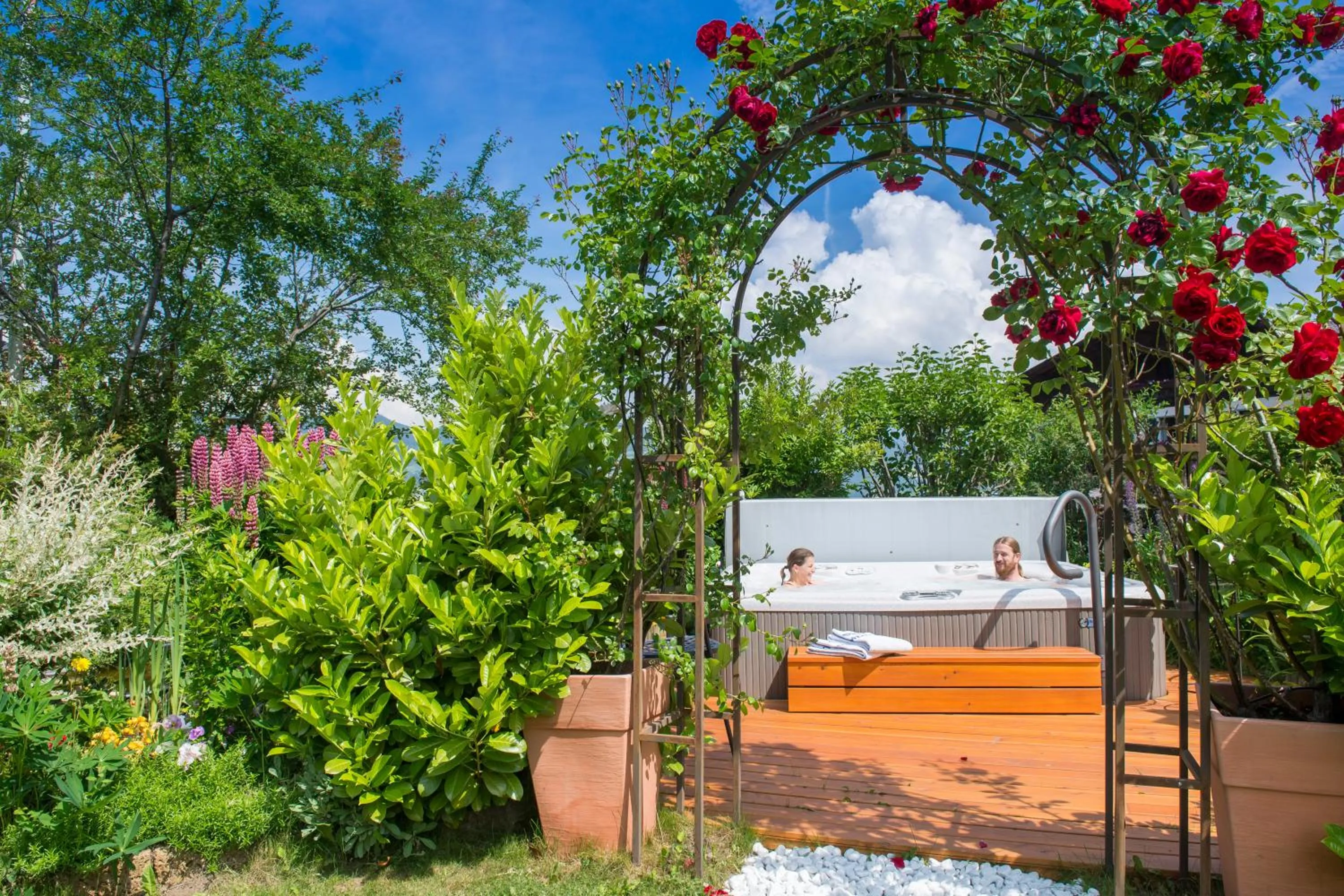 Hot Tub in Oberwirt Weisses Kreuz