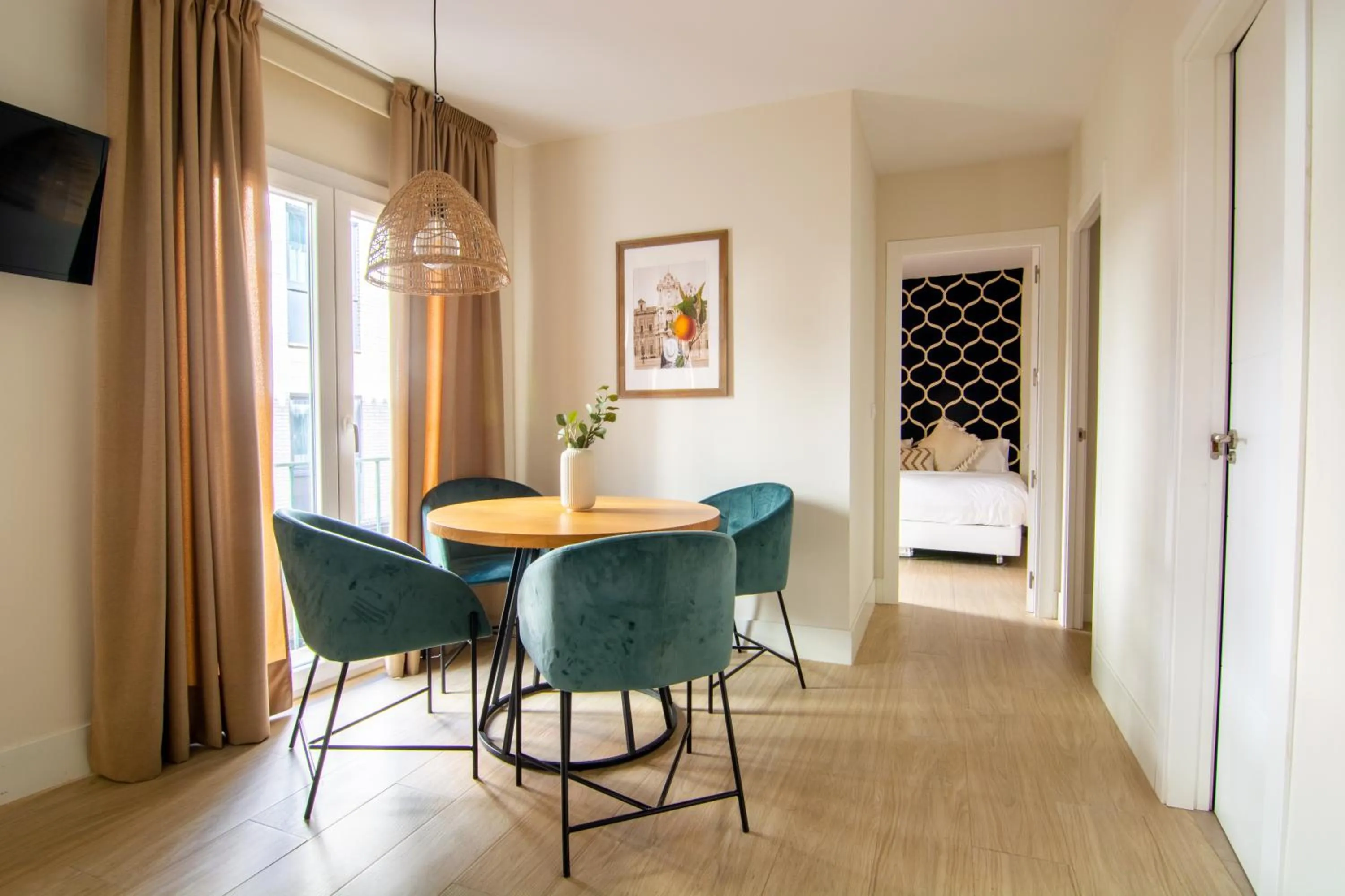 Living room in Apartamentos Magna Sevilla