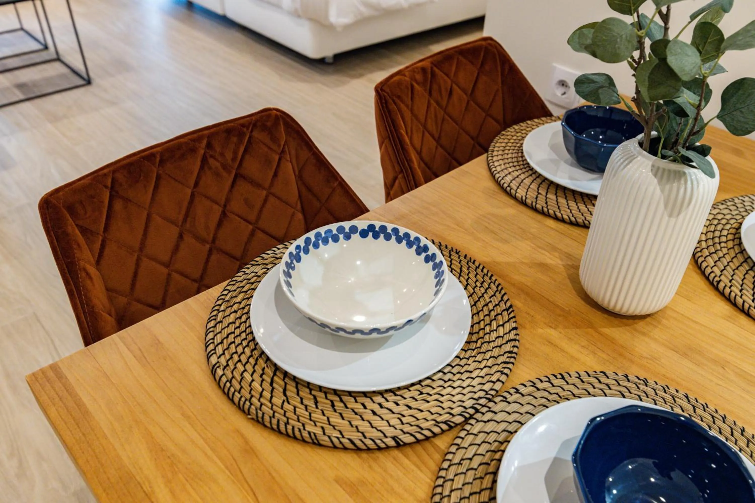 Dining area in Apartamentos Magna Sevilla