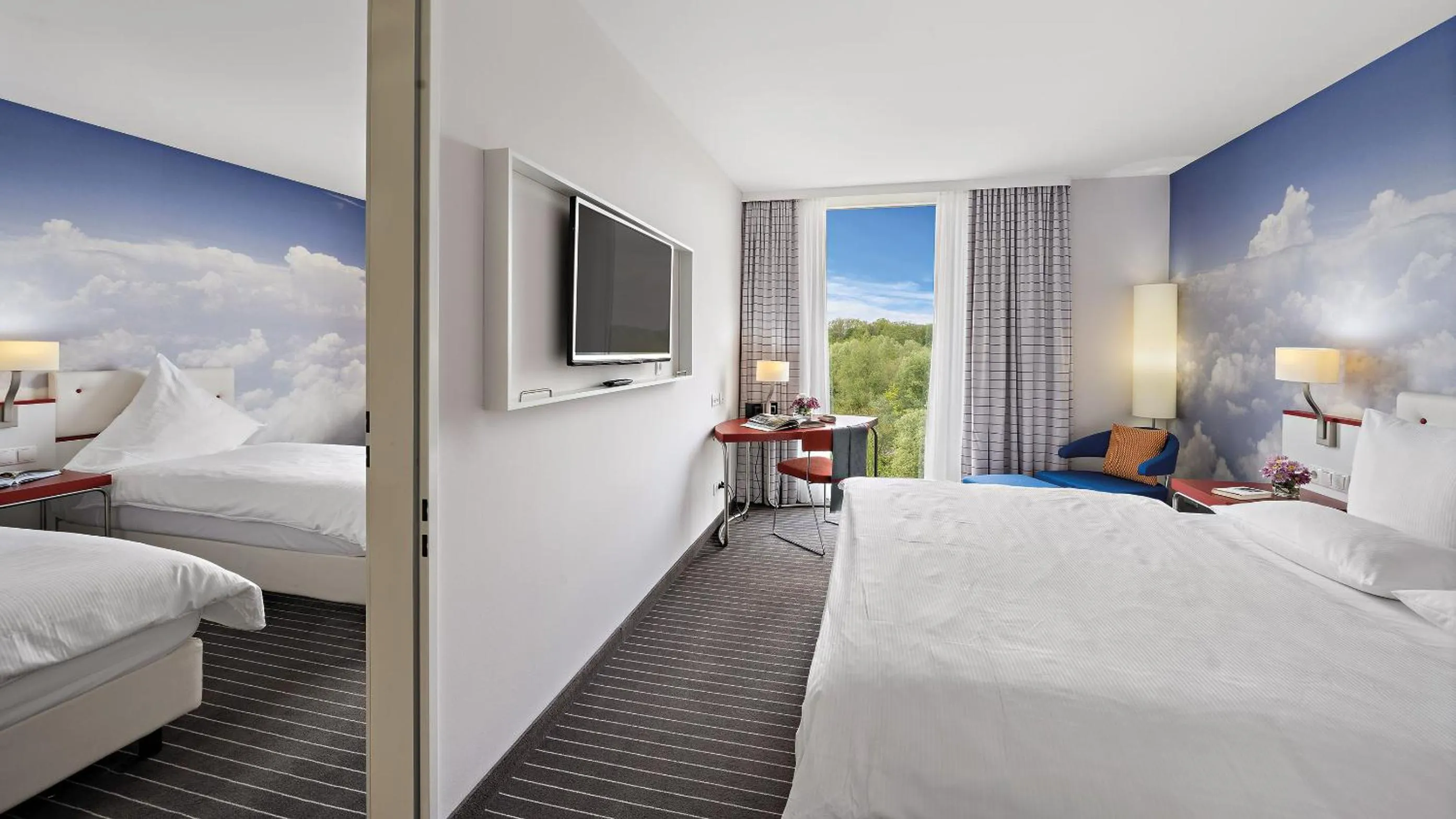 Photo of the whole room, Bed in Hey Lou Hotel Friedrichshafen