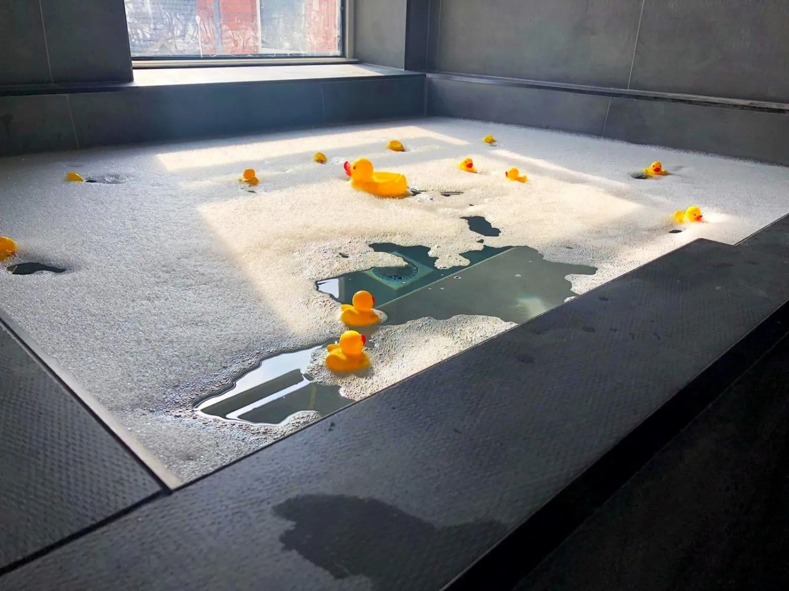 Living room in The Loft Sasco Apartments