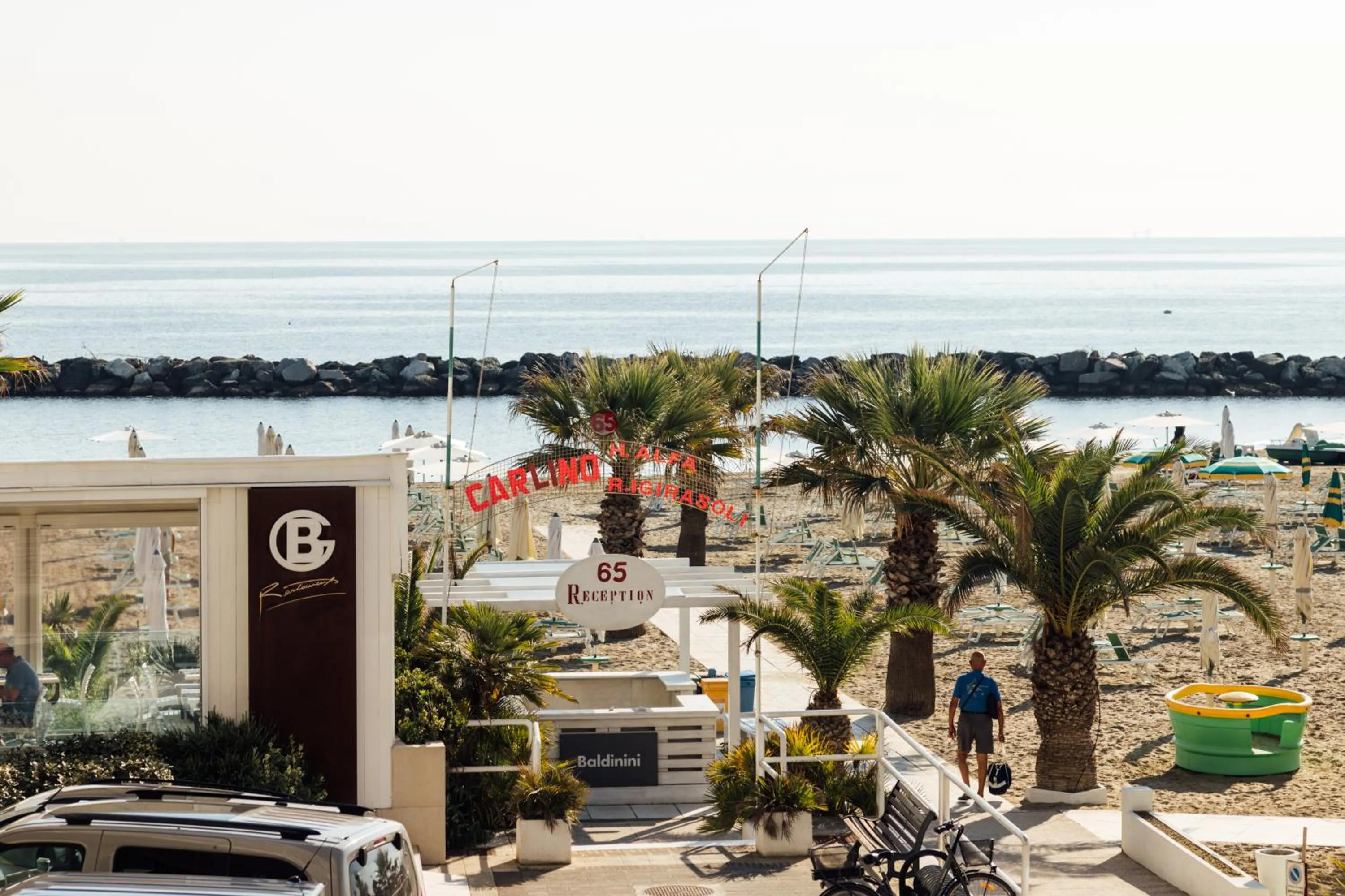 Beach in Baldinini Hotel