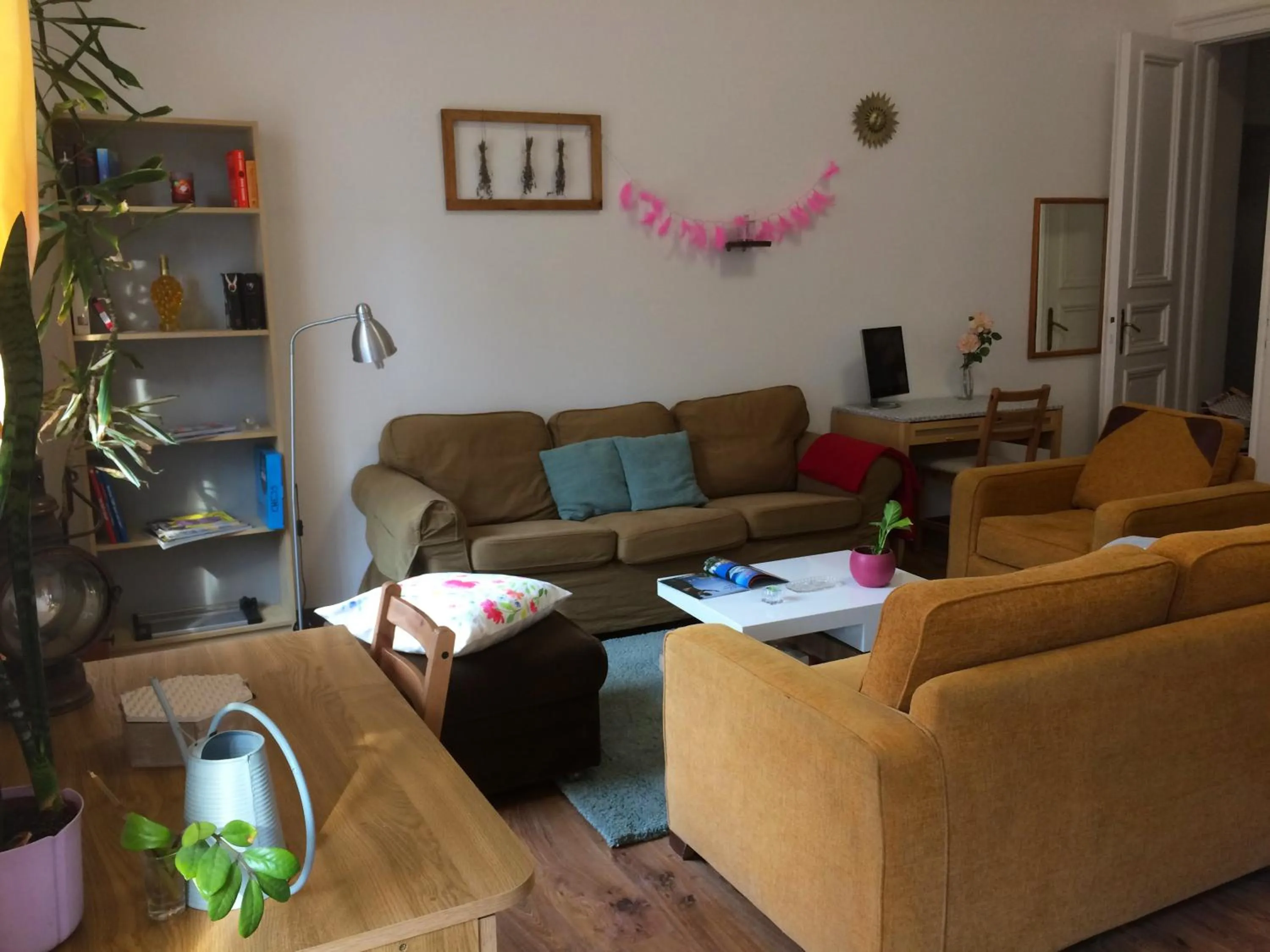 Living room in Zen Hostel by Central Market