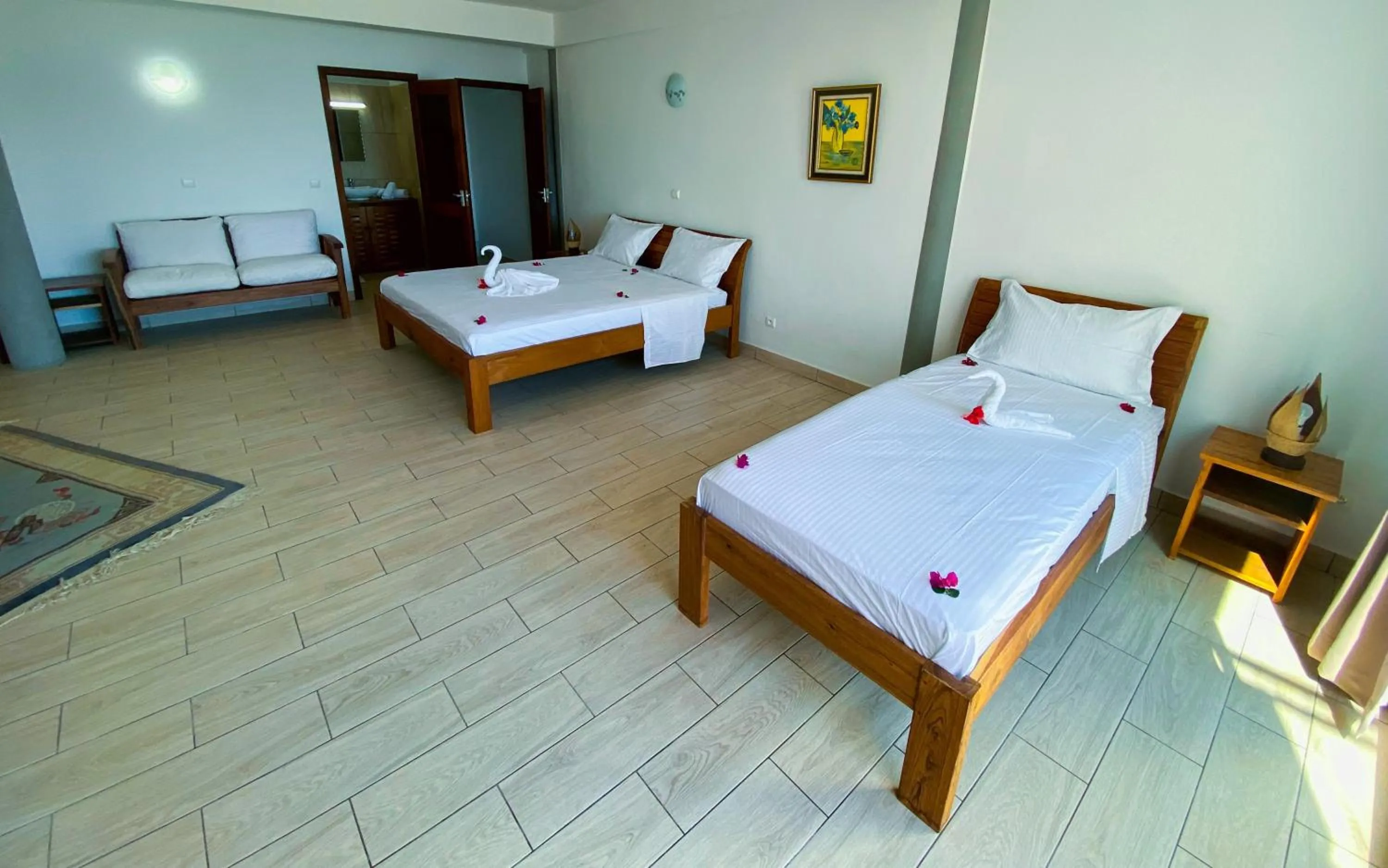 Bed in Orangea Beach Resort