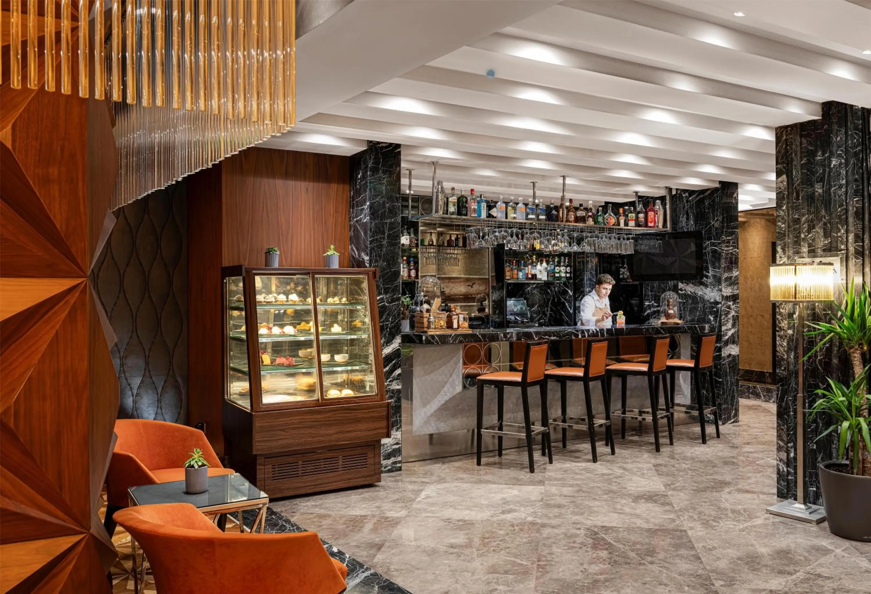 Lounge or bar in Radisson Blu Hotel Istanbul Pera