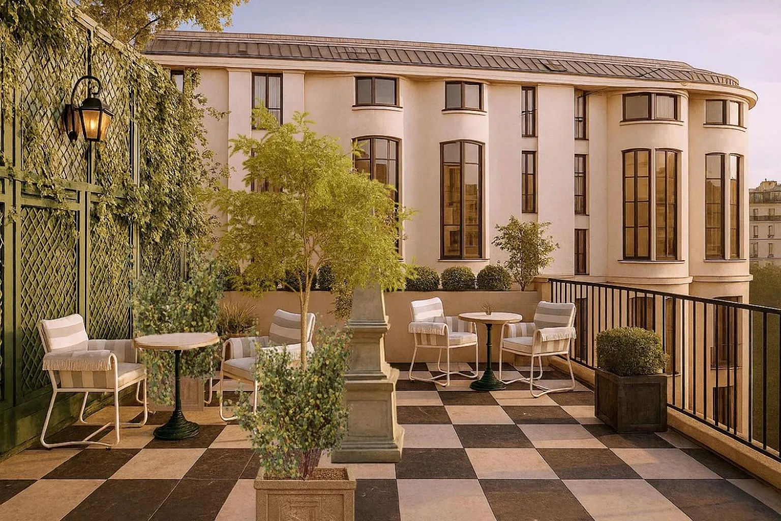 Patio in Hôtel Le Magnifique Ex Hôtel Le M