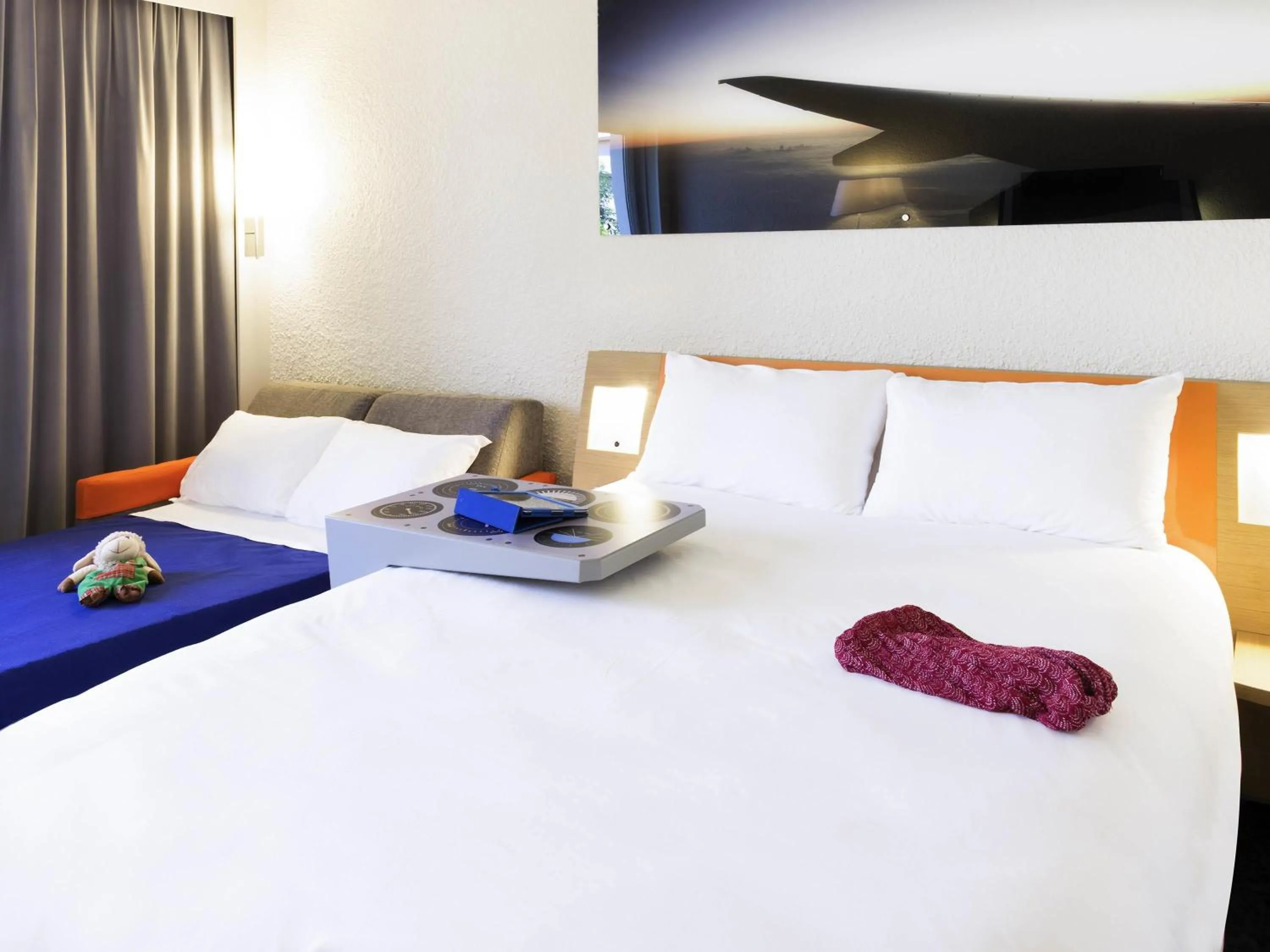 Standard Family Room with One Double Bed and Sofa Bed in ibis Styles Marseille Aéroport