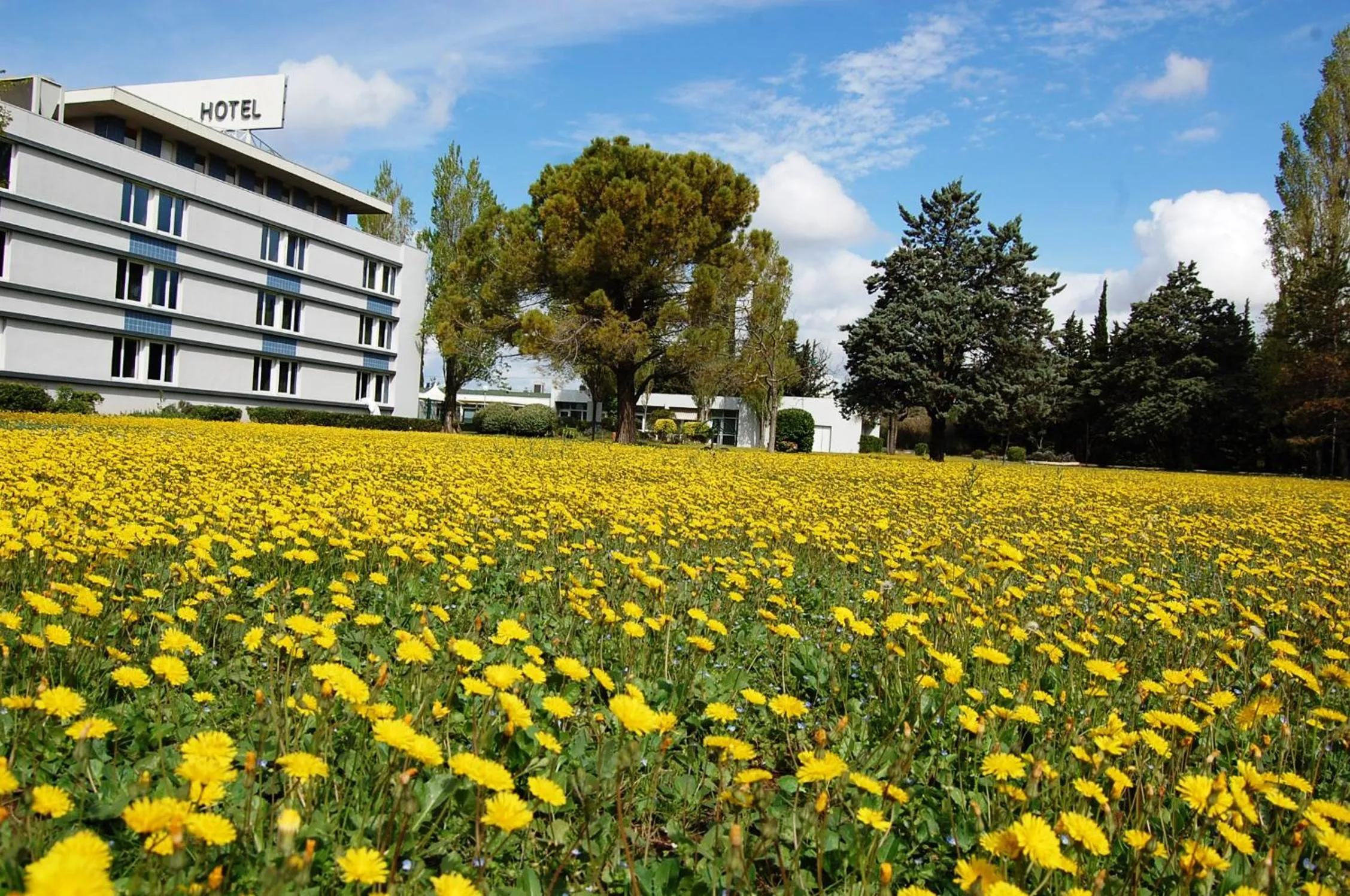 Garden view in ibis Styles Marseille Aéroport
