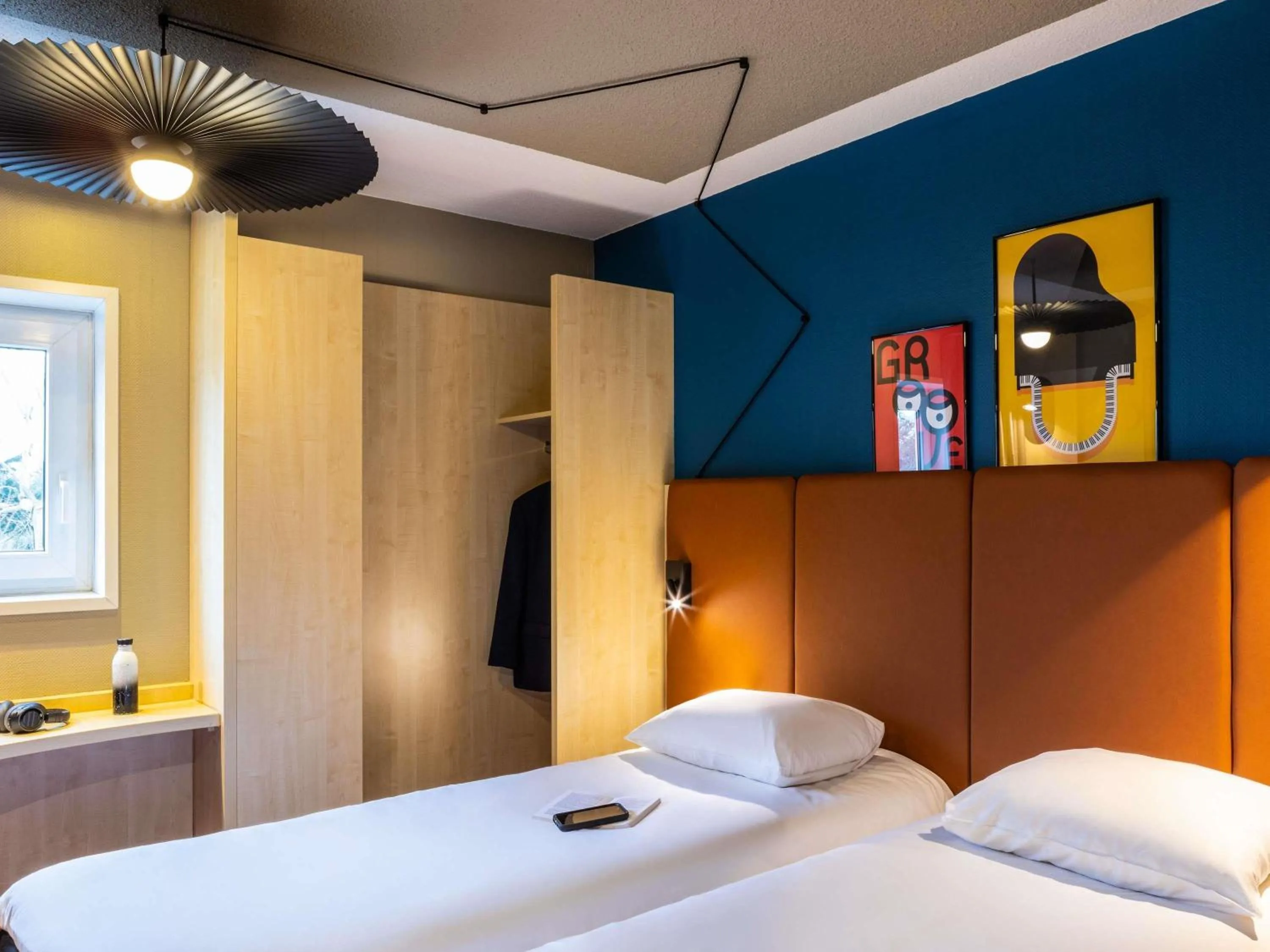 Bedroom, Bed in ibis Aulnay Paris Nord Expo
