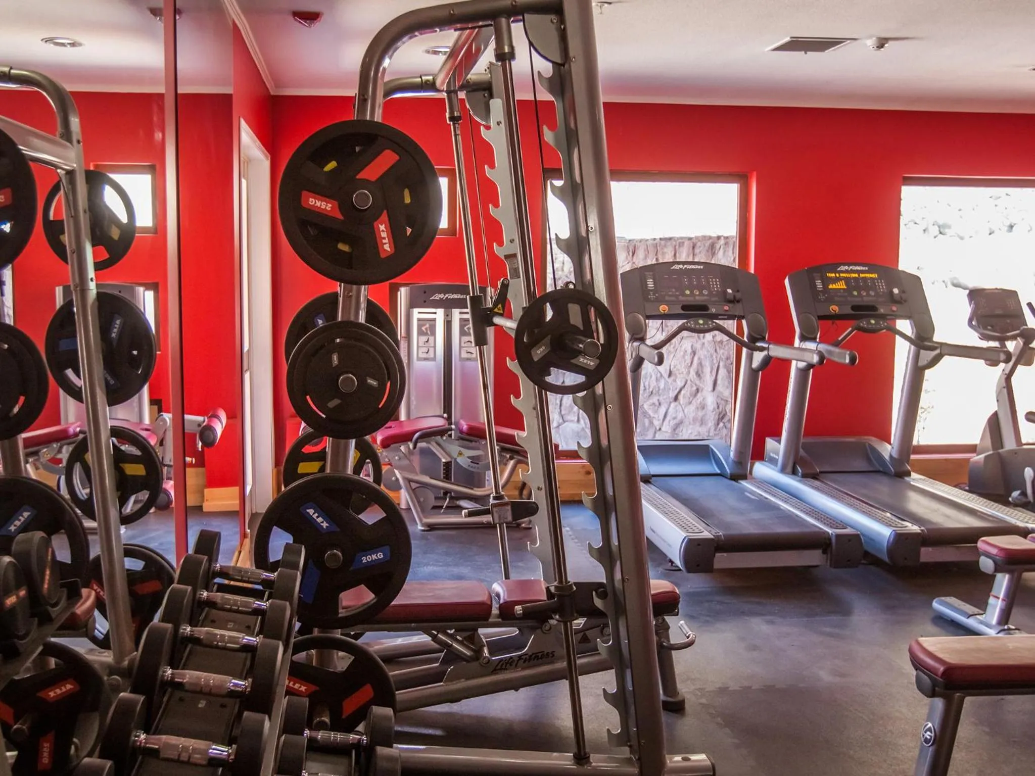 Fitness centre/facilities in NOI Puma Lodge