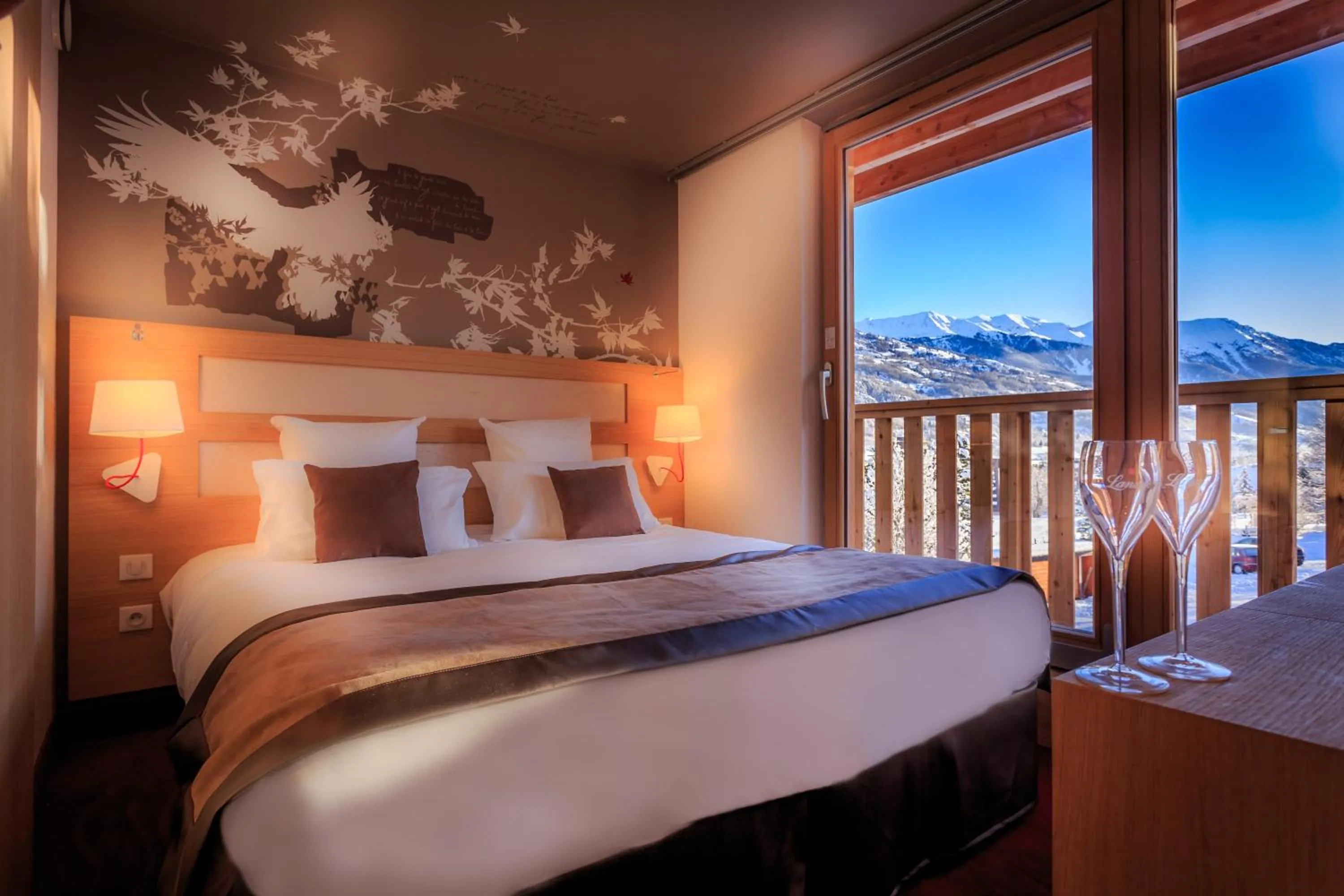 Photo of the whole room, Bed in Le Grand Aigle Hotel & Spa****