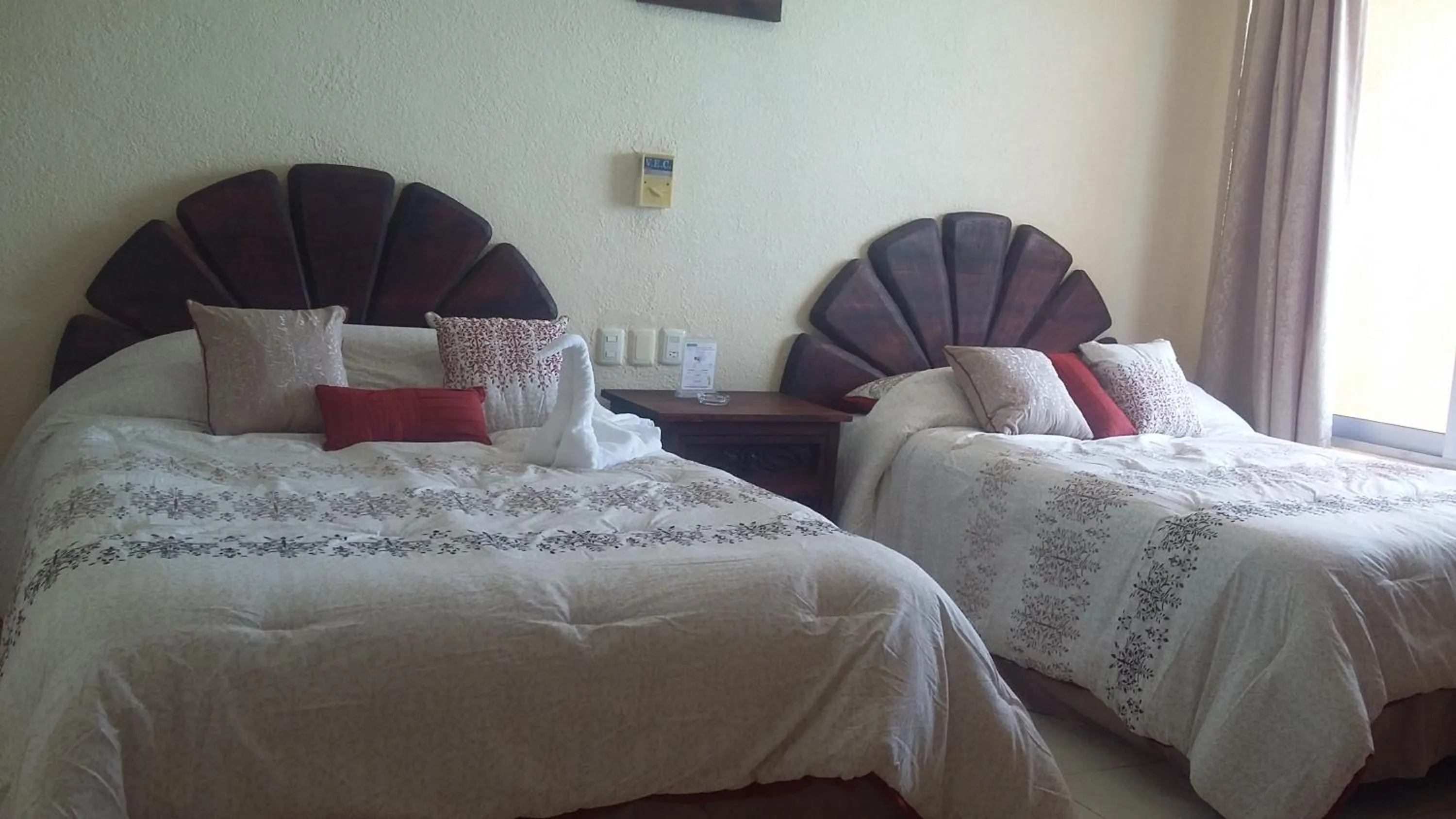 Bed in Hotel Barracuda