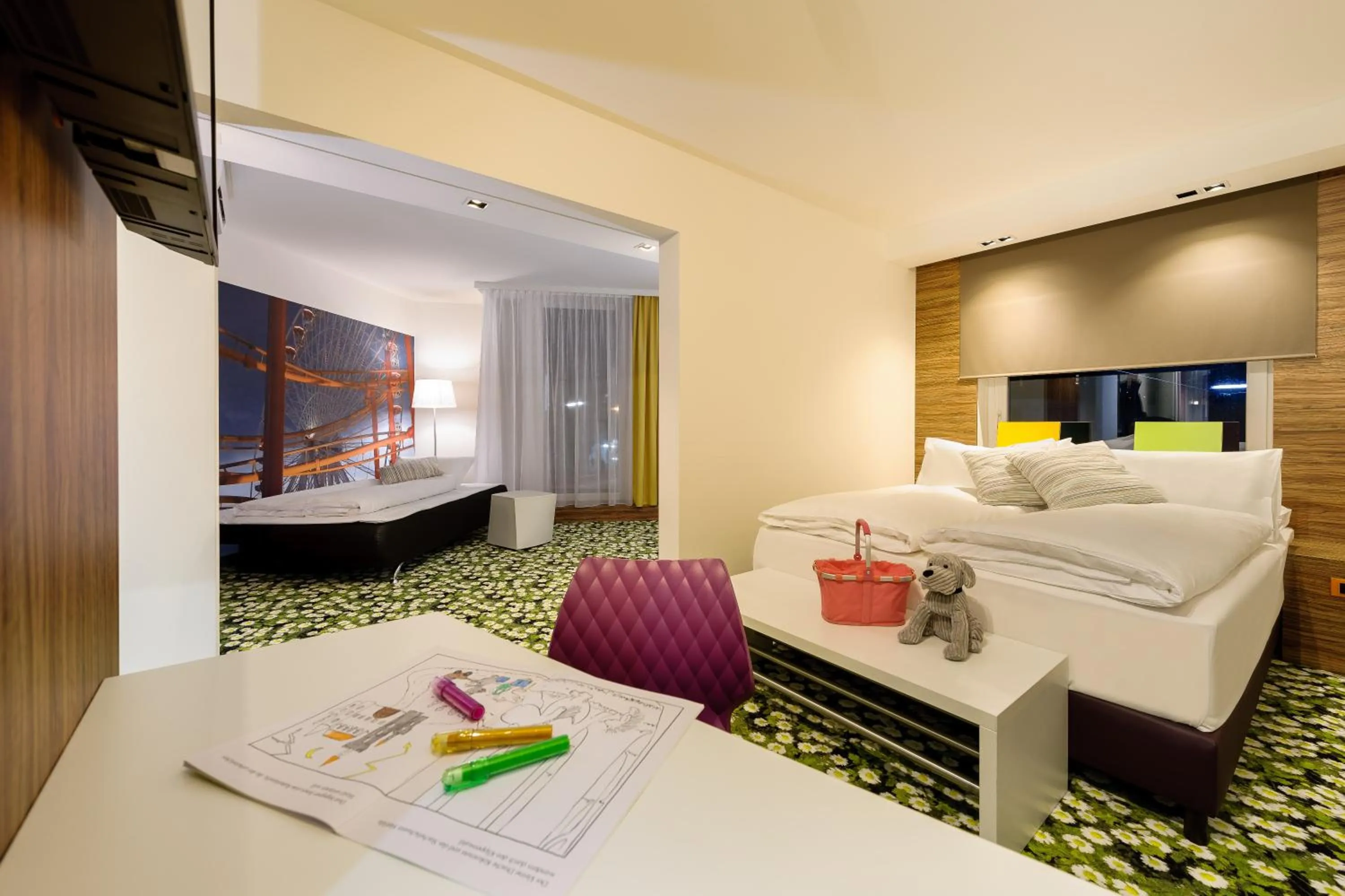 Bed in Ibis Styles Wien City