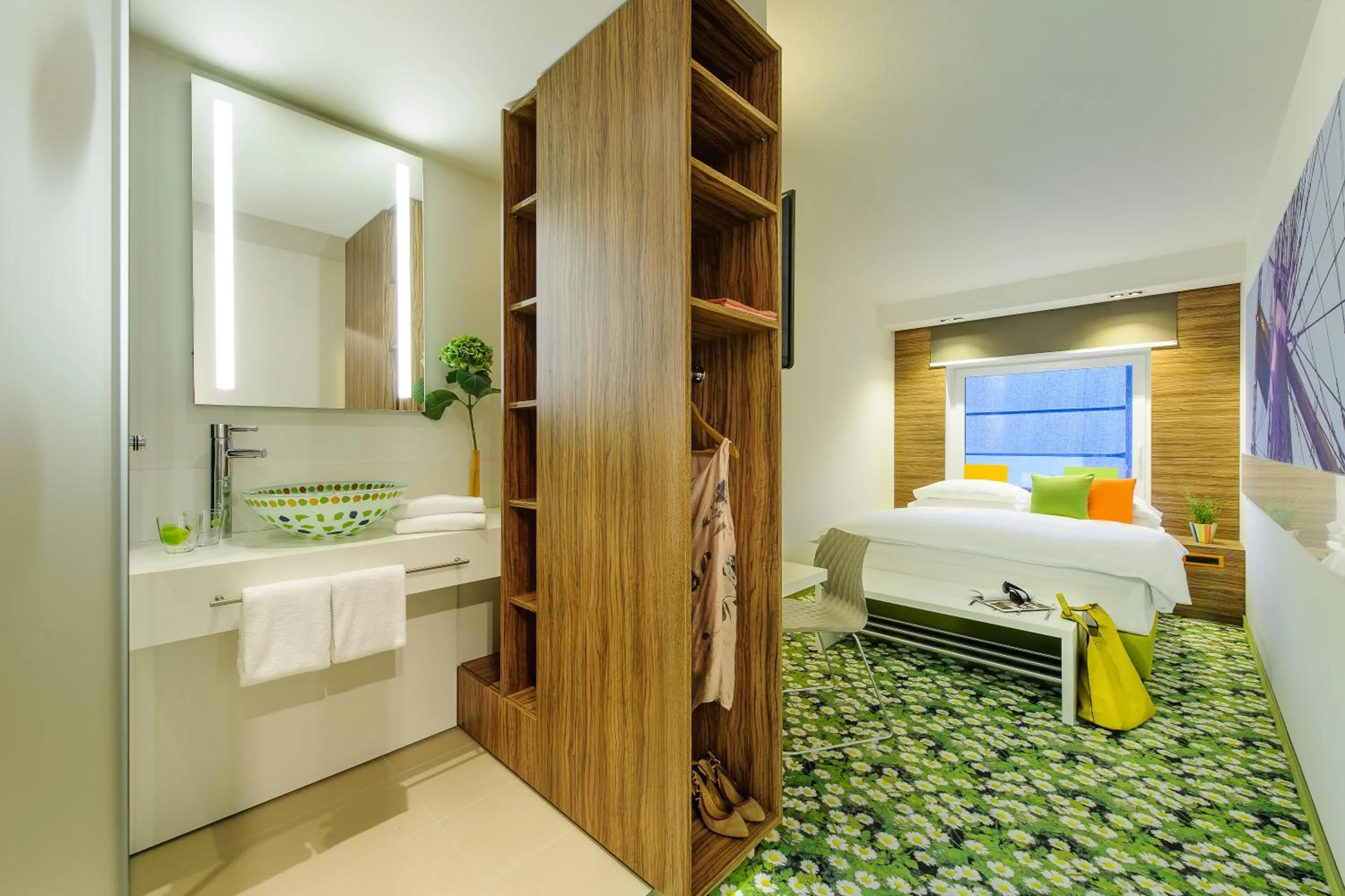 Bed in Ibis Styles Wien City