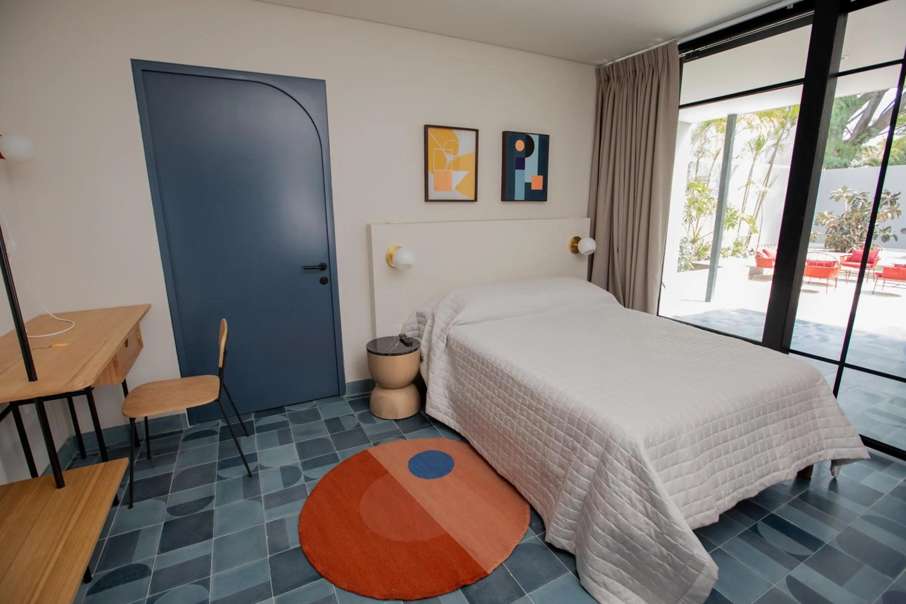 Bed in Casa Ixaya by Barrio México