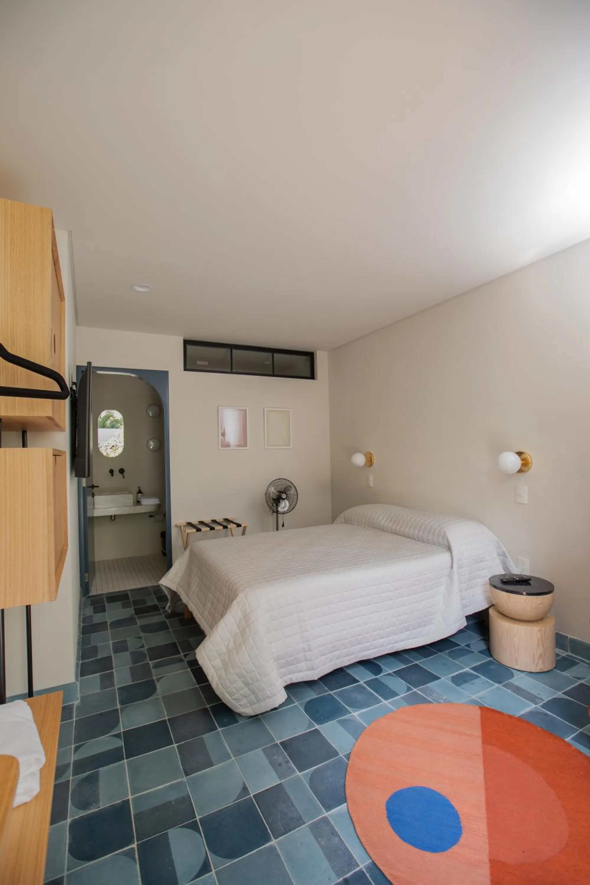 Bed in Casa Ixaya by Barrio México