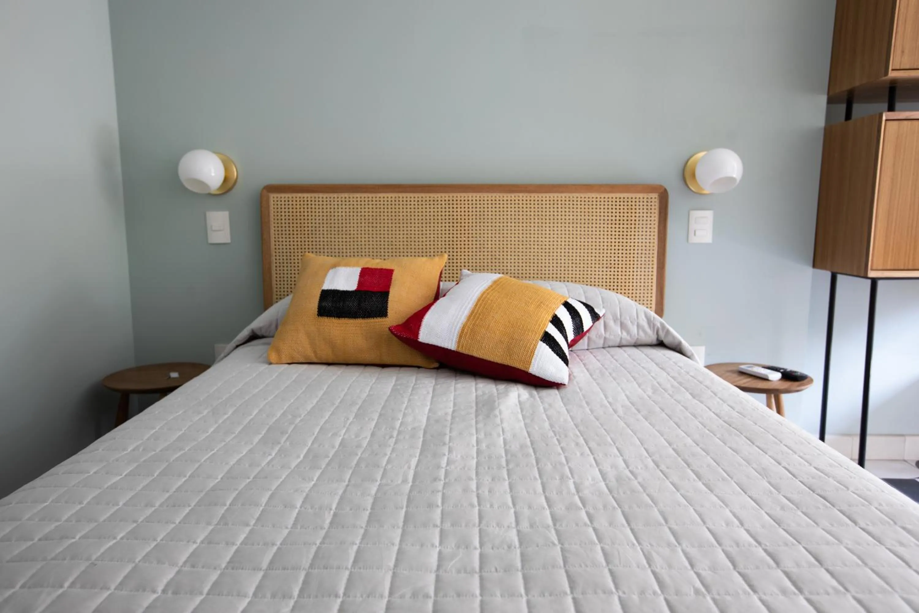 Bed in Casa Ixaya by Barrio México