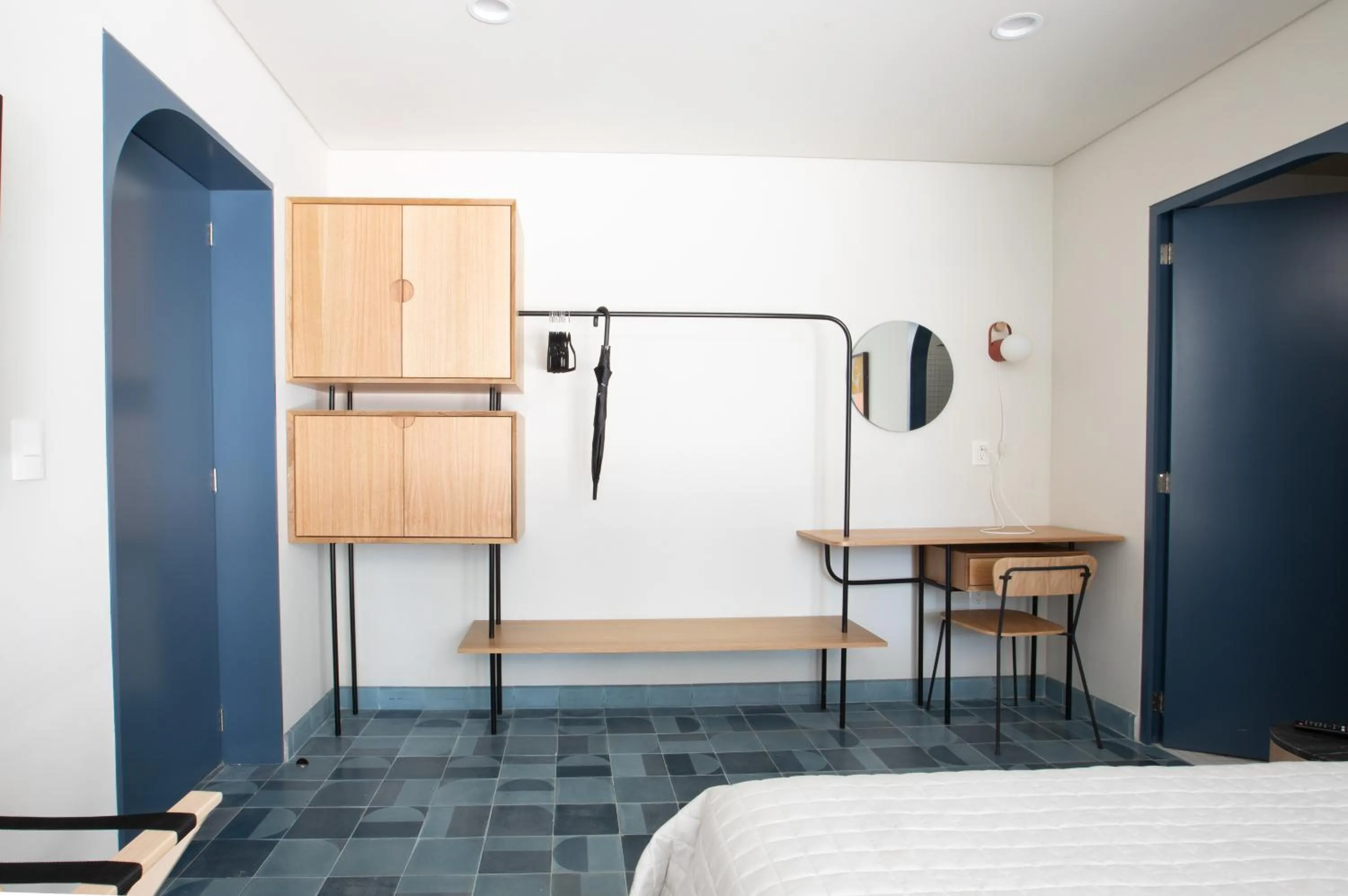 Bed in Casa Ixaya by Barrio México