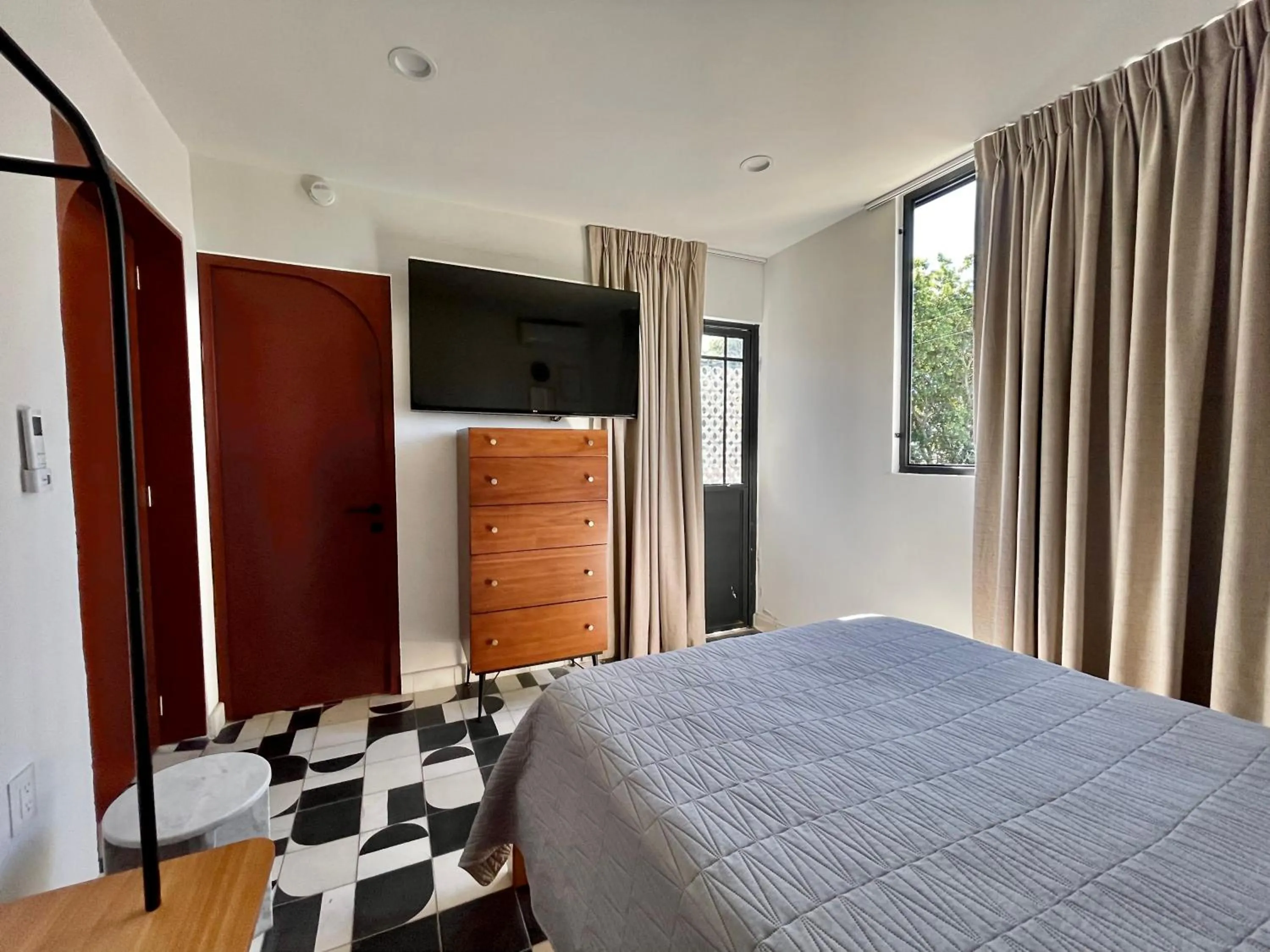 Bed in Casa Ixaya by Barrio México