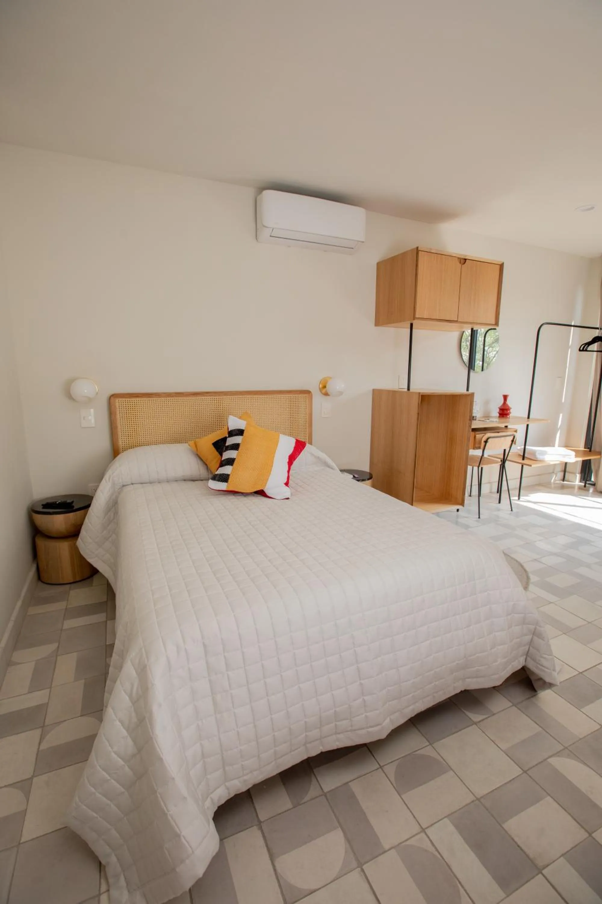 Bed in Casa Ixaya by Barrio México