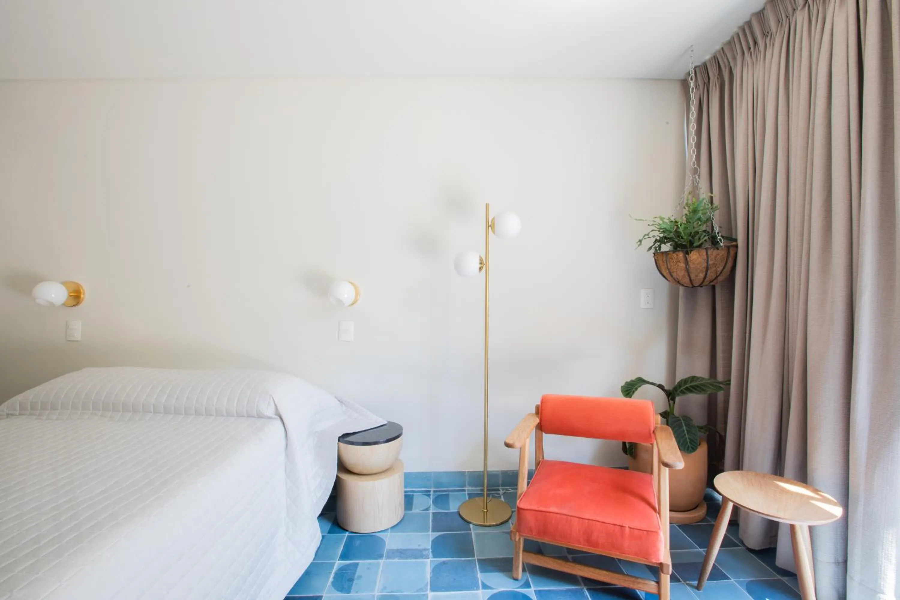 Bed in Casa Ixaya by Barrio México