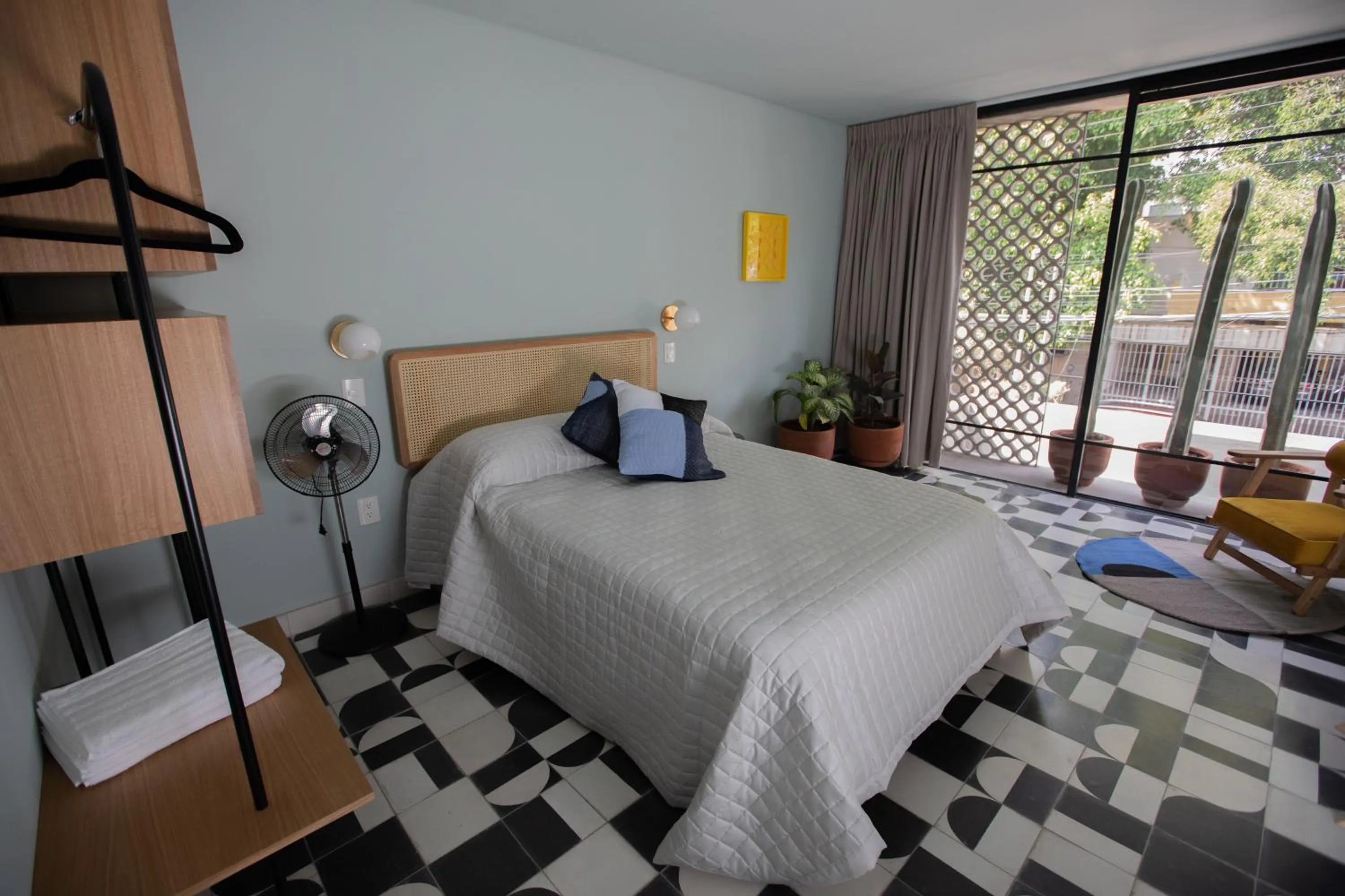 Bed in Casa Ixaya by Barrio México