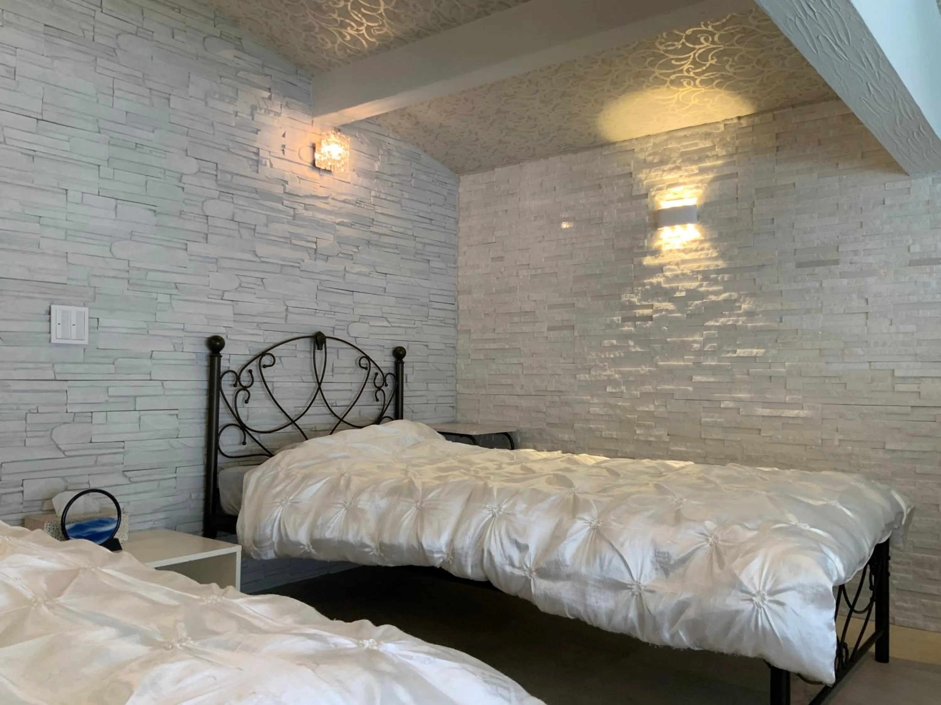 Bed in Kakureyado Fujikawaguchiko