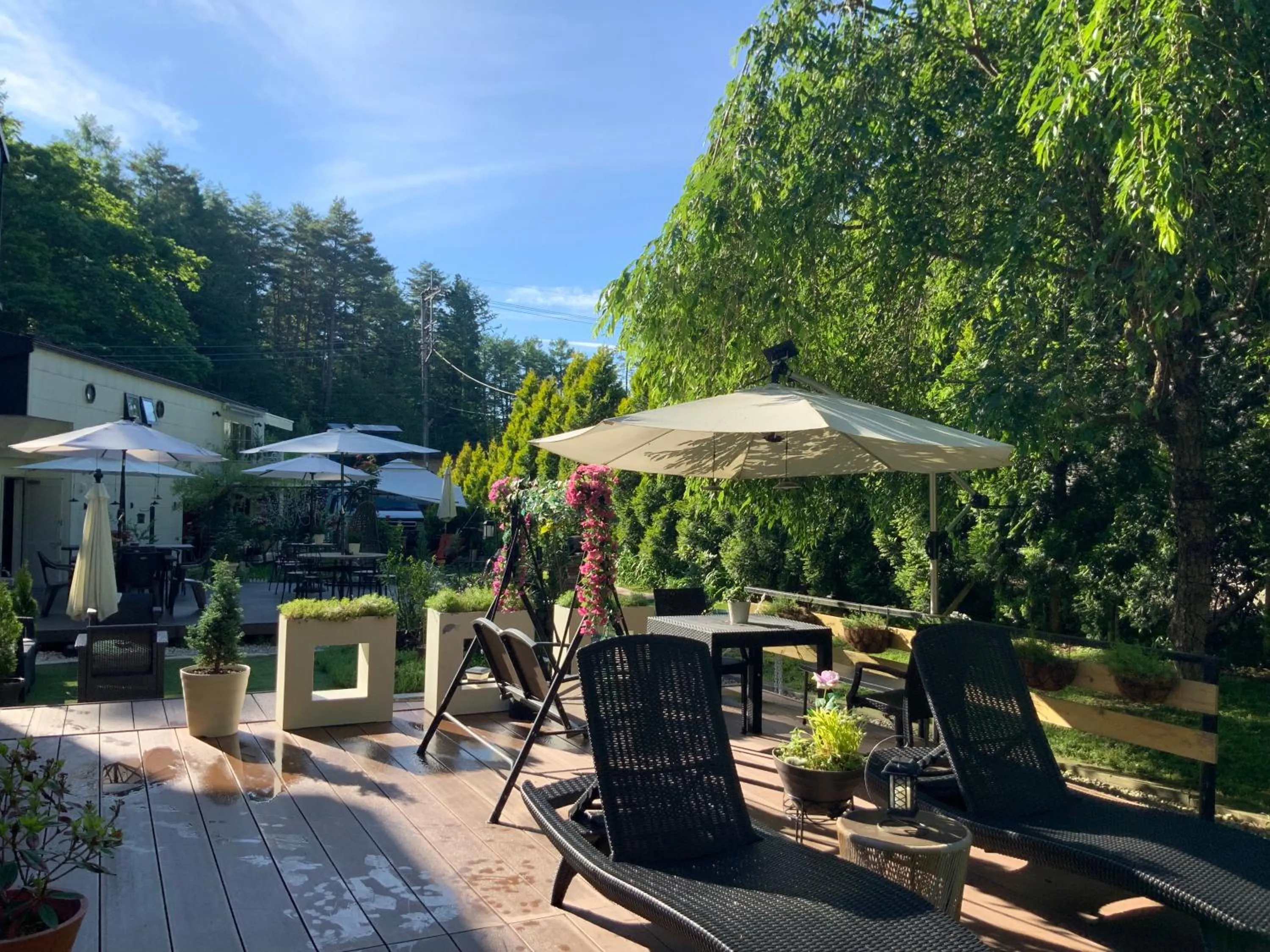 Garden in Kakureyado Fujikawaguchiko