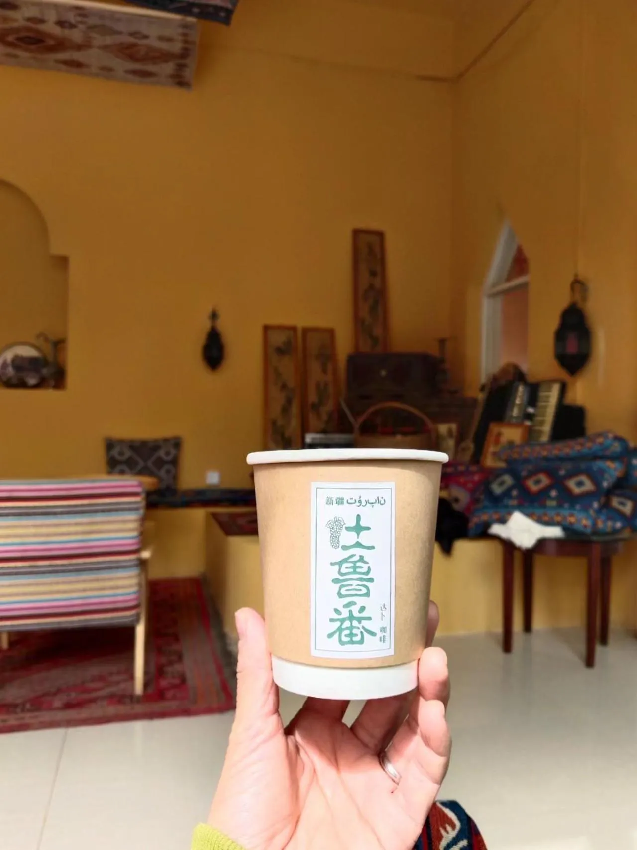 Seating area in New Dap Hostel (in Grape Town)