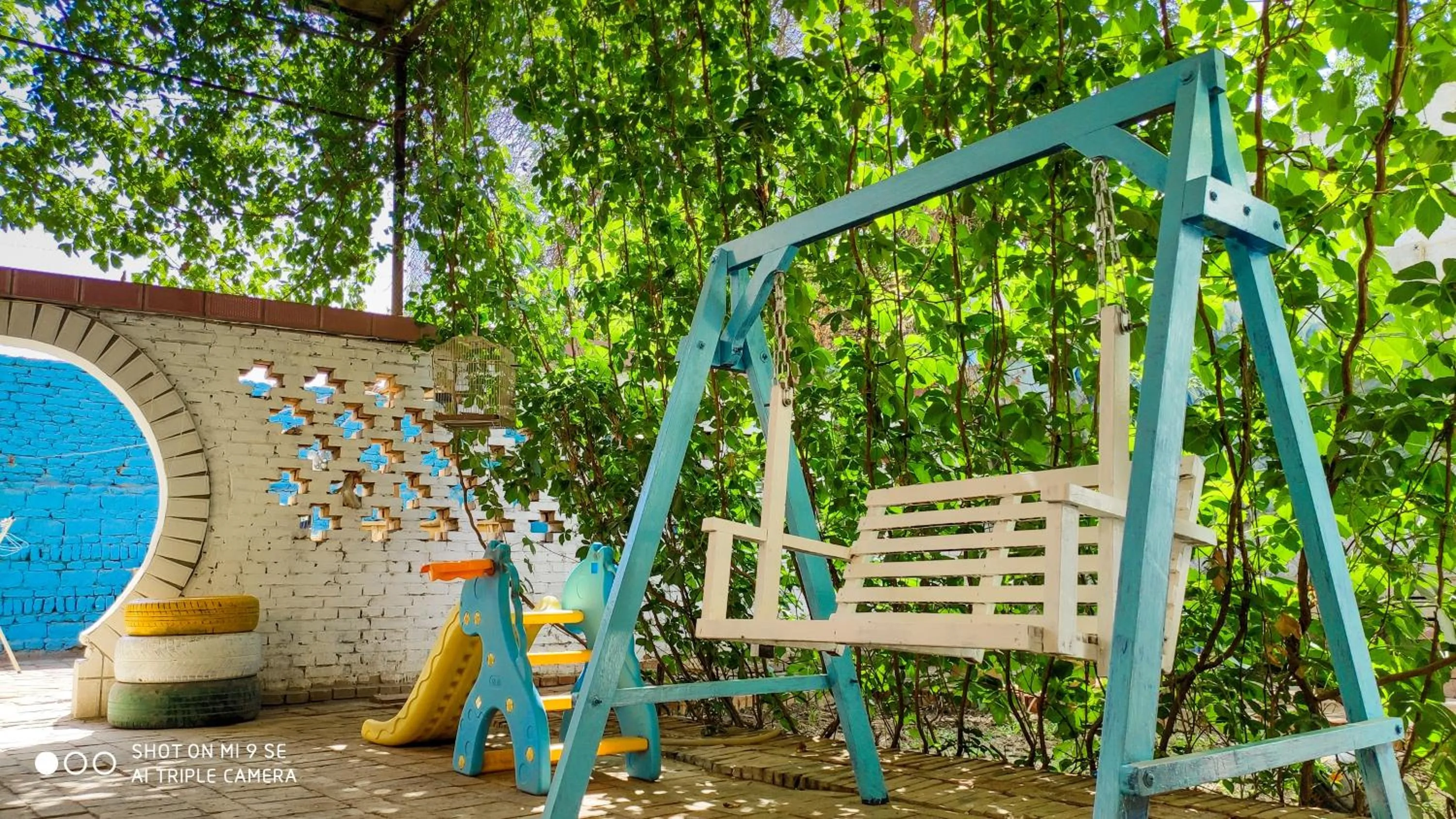 Children play ground in New Dap Hostel (in Grape Town)