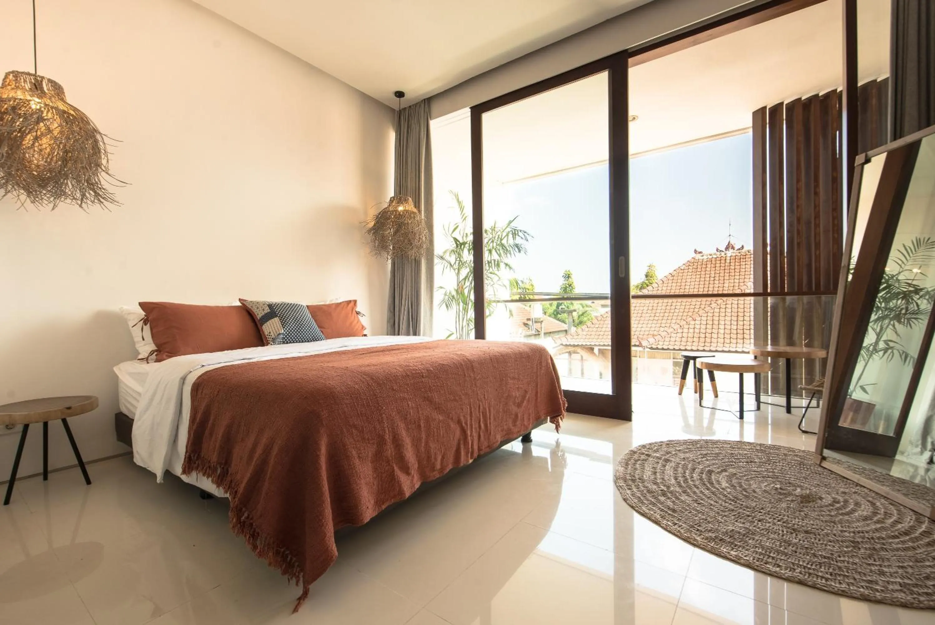 Bedroom, Bed in Pelangi 148 Beach Suites